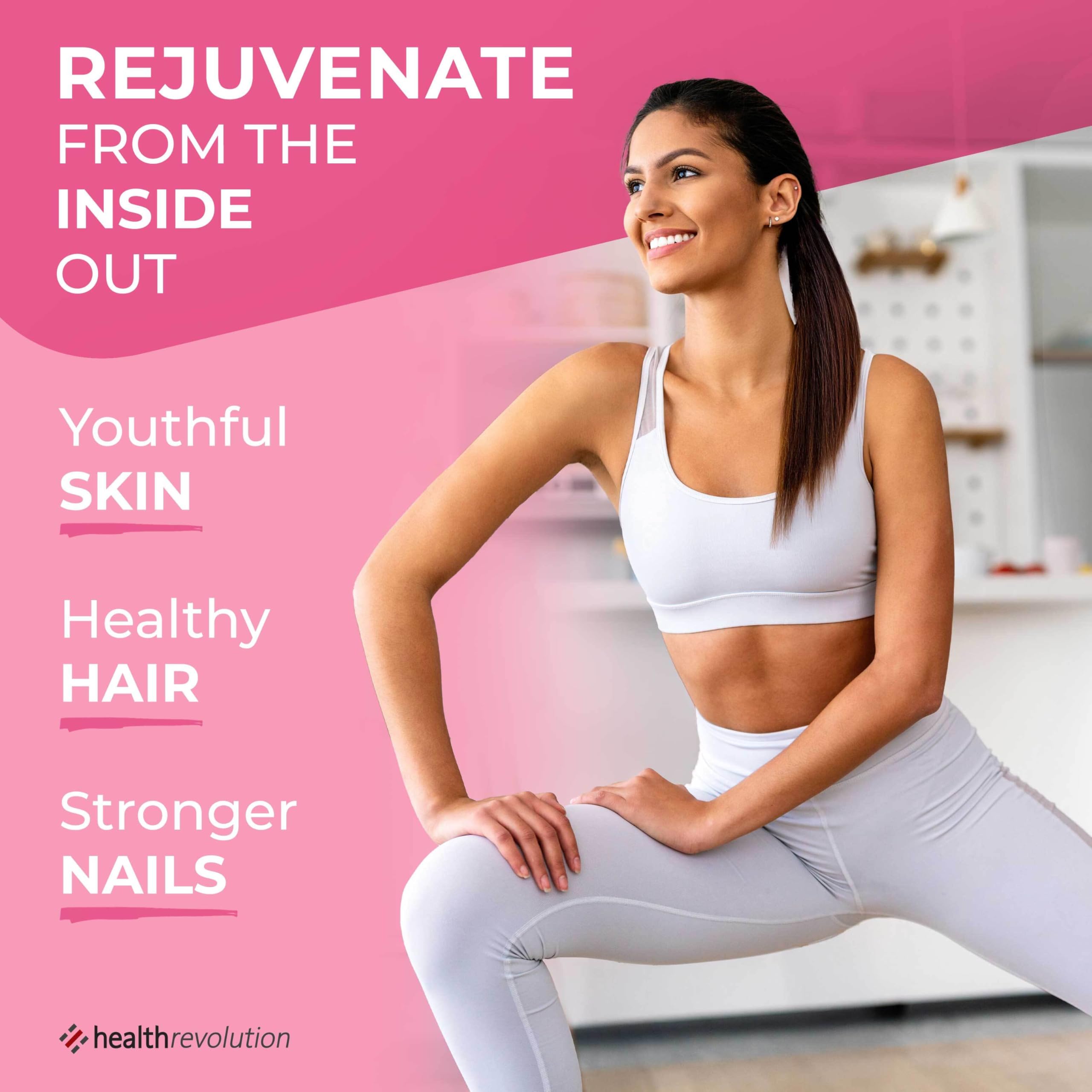 Multi Collagen Peptides Powder – Types I, II, III, V, X, Hydrolyzed Collagen for Women, 99% Absorption, Skin Hair Nails Joints, Triple Refined - No Clumping, Non-GMO, Gluten Free, Grass Fed Unflavored