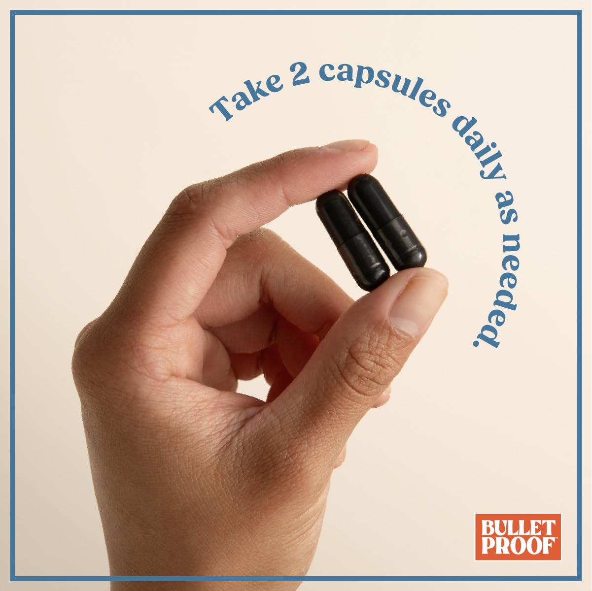 Bulletproof Coconut Charcoal Detox and Gas Relief Capsules, 90 Count, Sourced from 100% Coconut Shells, Activated Charcoal for Bloating Support