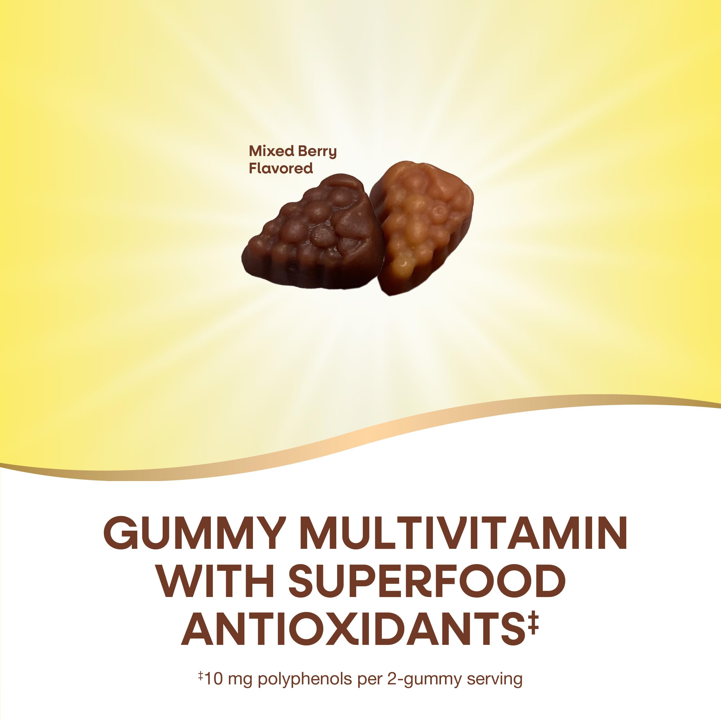 Nature's Way Alive! Women's Daily Gummy Multivitamins, 16 Vitamins & Minerals, Energy Metabolism*, Hair Skin & Nails*, Vegetarian, Mixed Berry Flavored, 150 Gummies (Packaging May Vary)