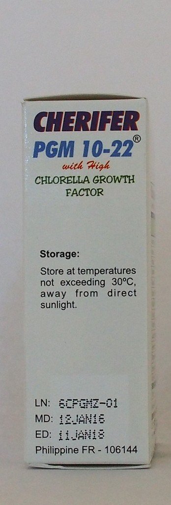 CHERIFER Capsule with Zinc, Double Chlorella Growth Factor & Taurine PGM 10-22 (30 Capsules)