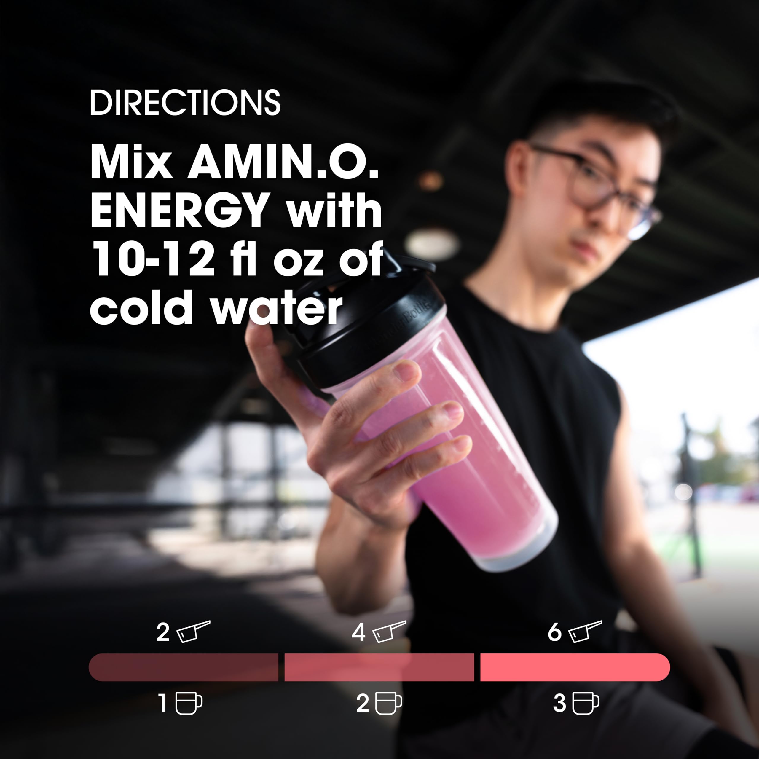 Optimum Nutrition Amino Energy Powder Plus Focus, with BCAA, Electrolytes, and Caffeine, Juicy Strawberry, 30 Servings (Packaging May Vary)