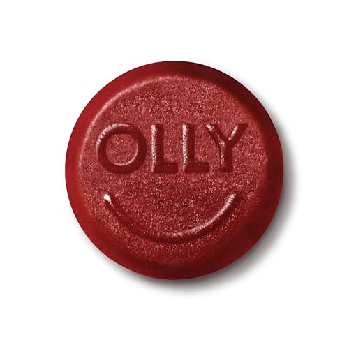 OLLY Goodbye Stress Gummy, GABA, L-Theanine, Lemon Balm, Stress Relief Supplement, Berry - 74 Count