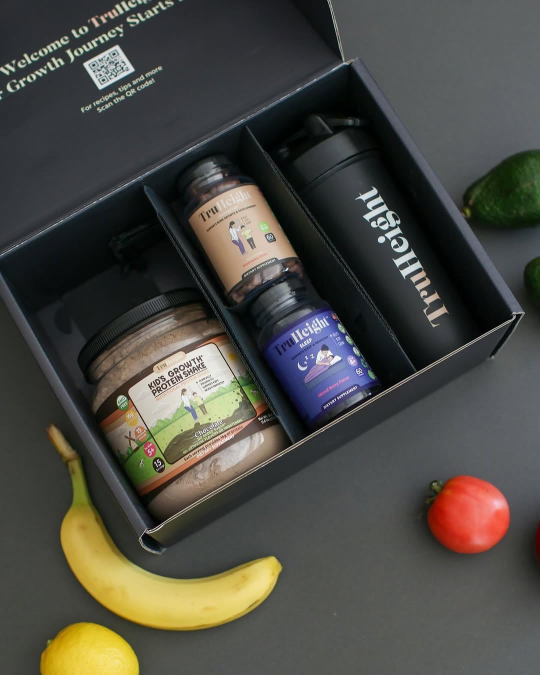 TruHeight Growth Gummies (Grape) Tall Nutrition for Natural Growth Supplement for Kids & Teens - Vitamin D, K, Calcium & Ashwagandha, Bone Strength Vitamins D3 K2, Picky Eater, Taller Ages 5+