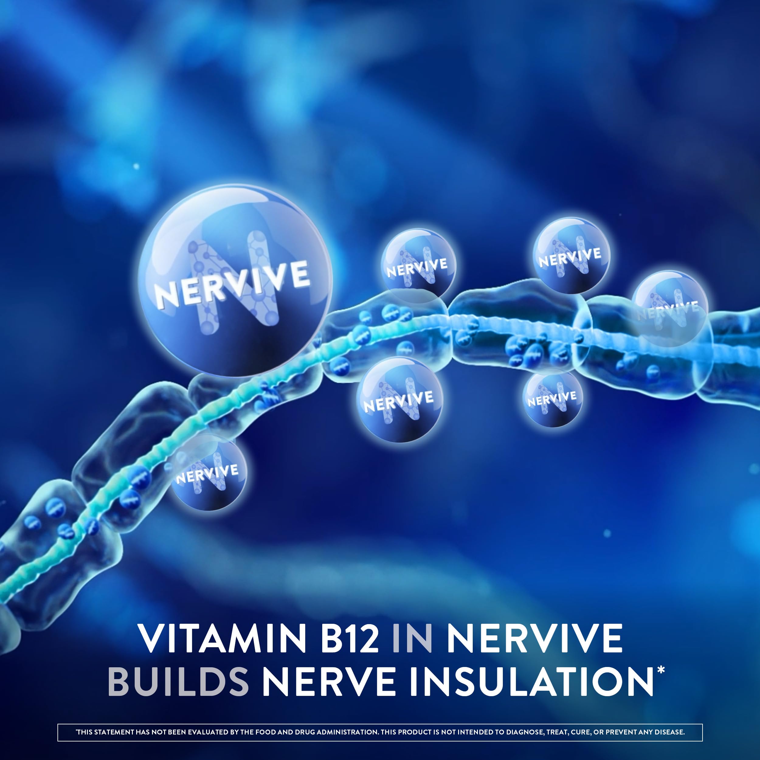 Nervive Nerve Health, Alpha Lipoic Acid, Fortify Nerve Health, Healthy-Function, Healthy Blood Circulation, Supplement, Tablet, 60 Tablets, (Pack of 2)