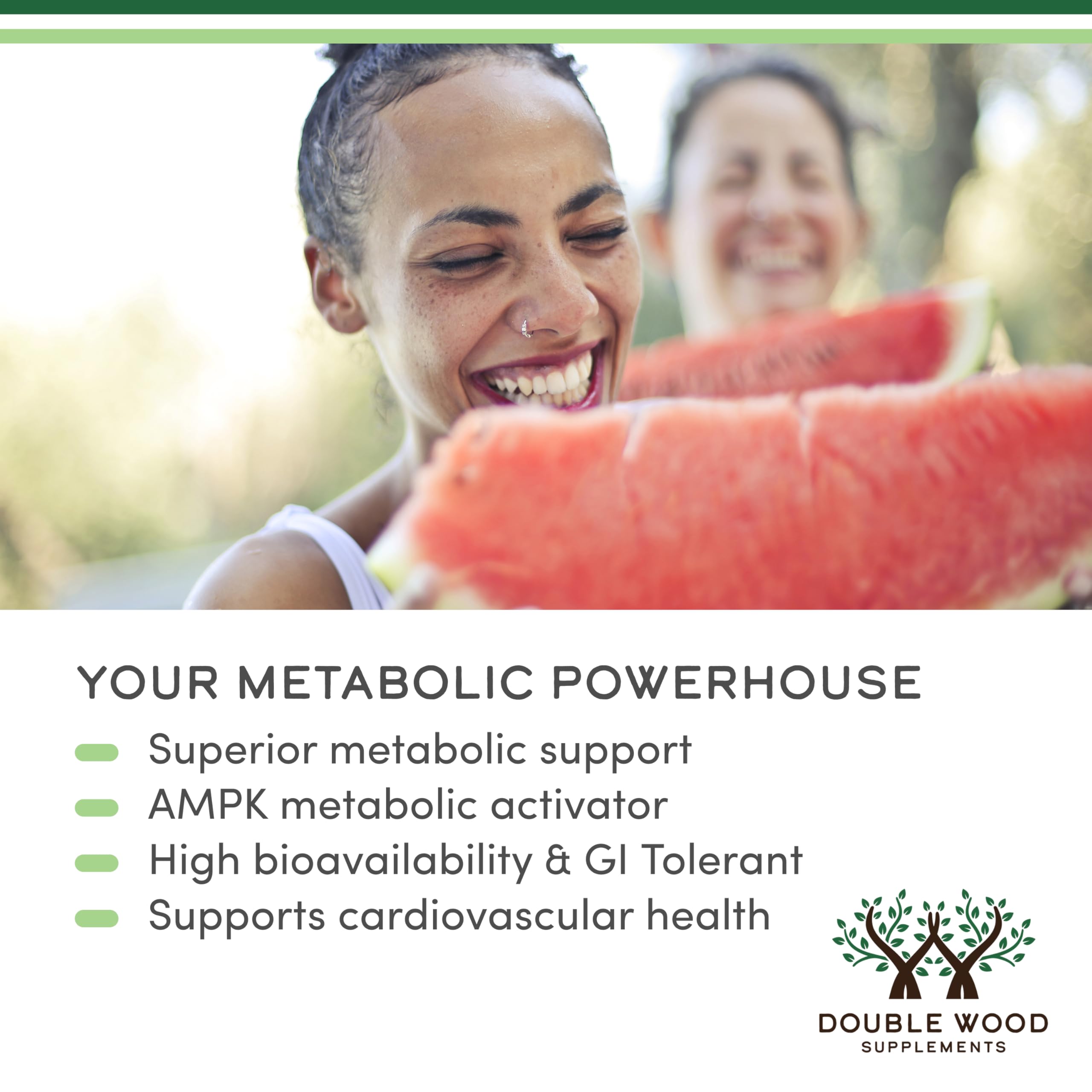 Berberine Supplement 500mg, High Purity 97% HCl, 60 Capsules (Third Party Tested, Non-GMO, Gluten Free, Vegan Safe) AMPK Activator - Berberine HCL for Cardiovascular Health by Double Wood