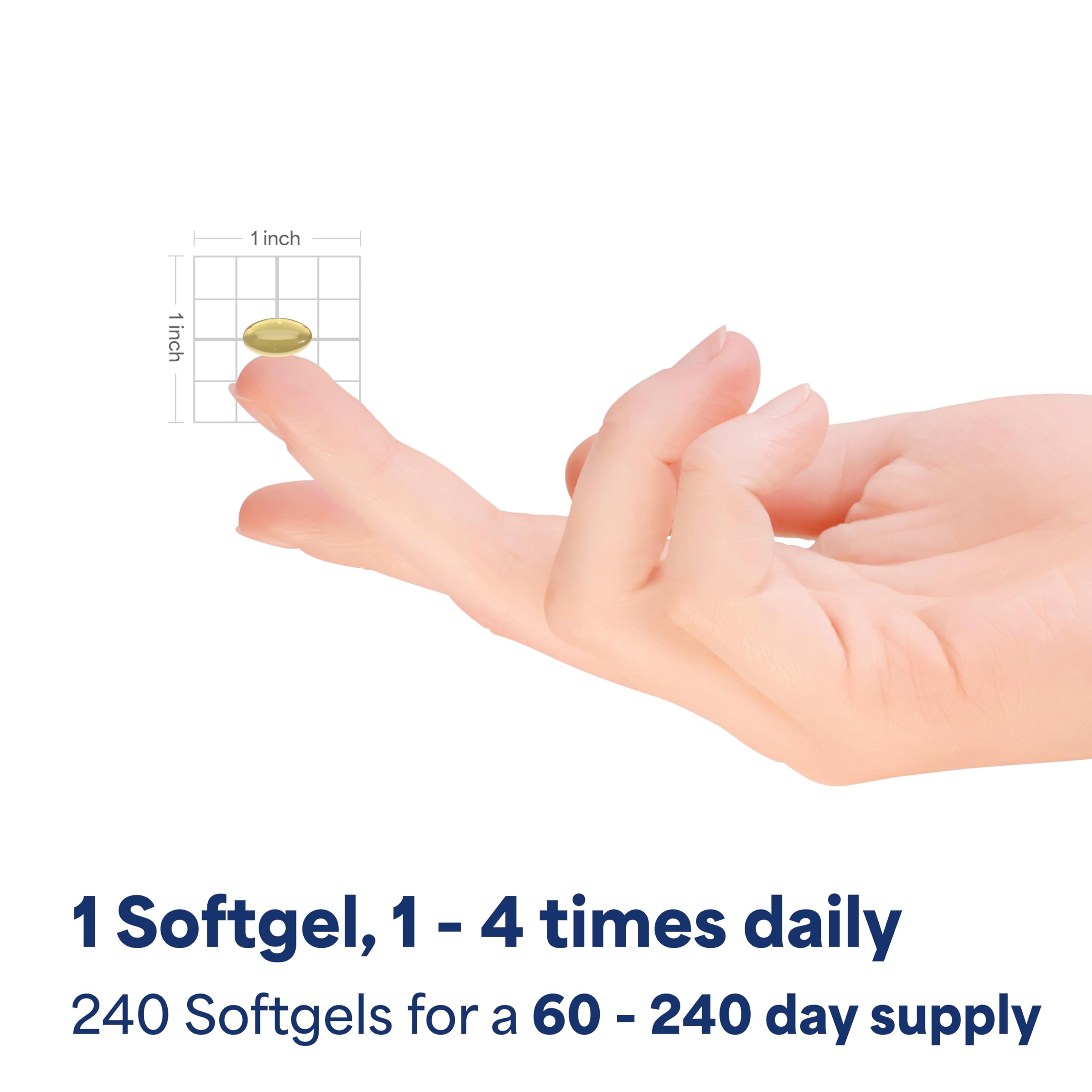 Puritan's Pride Coenzyme CoQ10 100mg, Dietary Supplement for Heart Health, Blood Pressure, Oral Gum Health, and Healthy Aging Support, 60 Day Supply, 240 Rapid Release Softgels