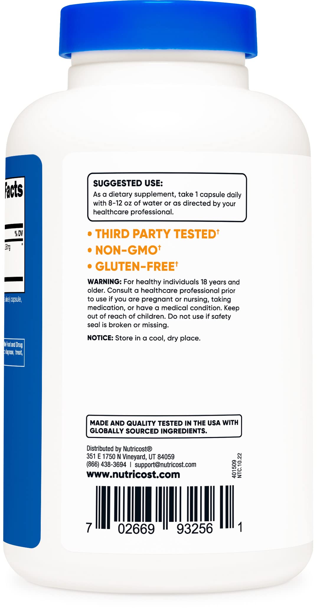Nutricost Milk Thistle 1,000mg Equivalent from 250mg of 4:1 Extract Per Serving, 240 Capsules for 240 Servings Per Bottle (2 Pack) - Vegan, Non-GMO and Gluten Free