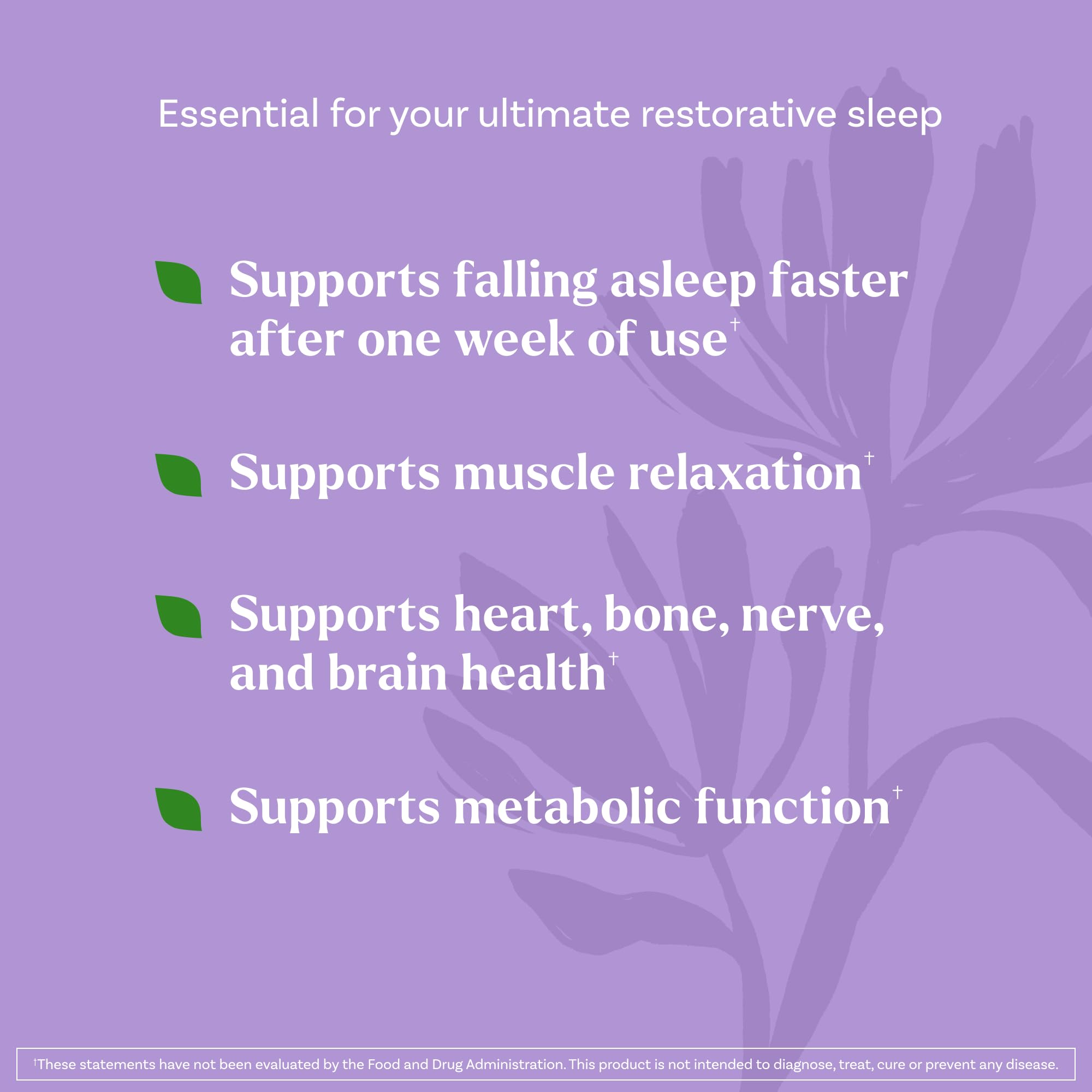 Natrol Sleep + Restore Calming Drink Mix with Magnesium Glycinate, Magnesium Sleep Aid, Melatonin-Free, Lemon Chamomile, 10 Stick Packs