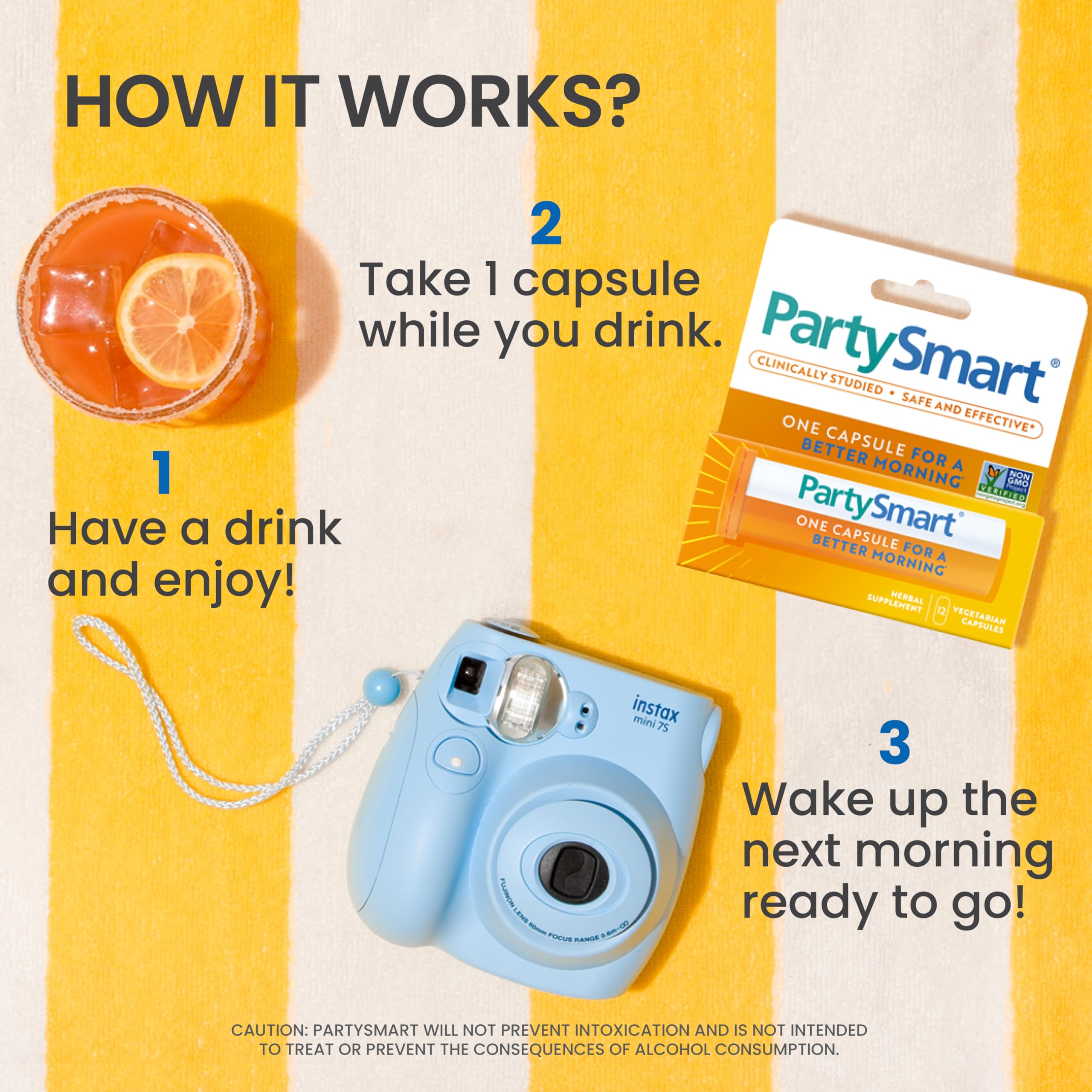 Himalaya PartySmart, 12 Capsule Tube - Alcohol Breakdown Liver Support for a Better Morning After Drinking - Plant Based, Vegan, Non-GMO, Gluten Free, Clinically Studied