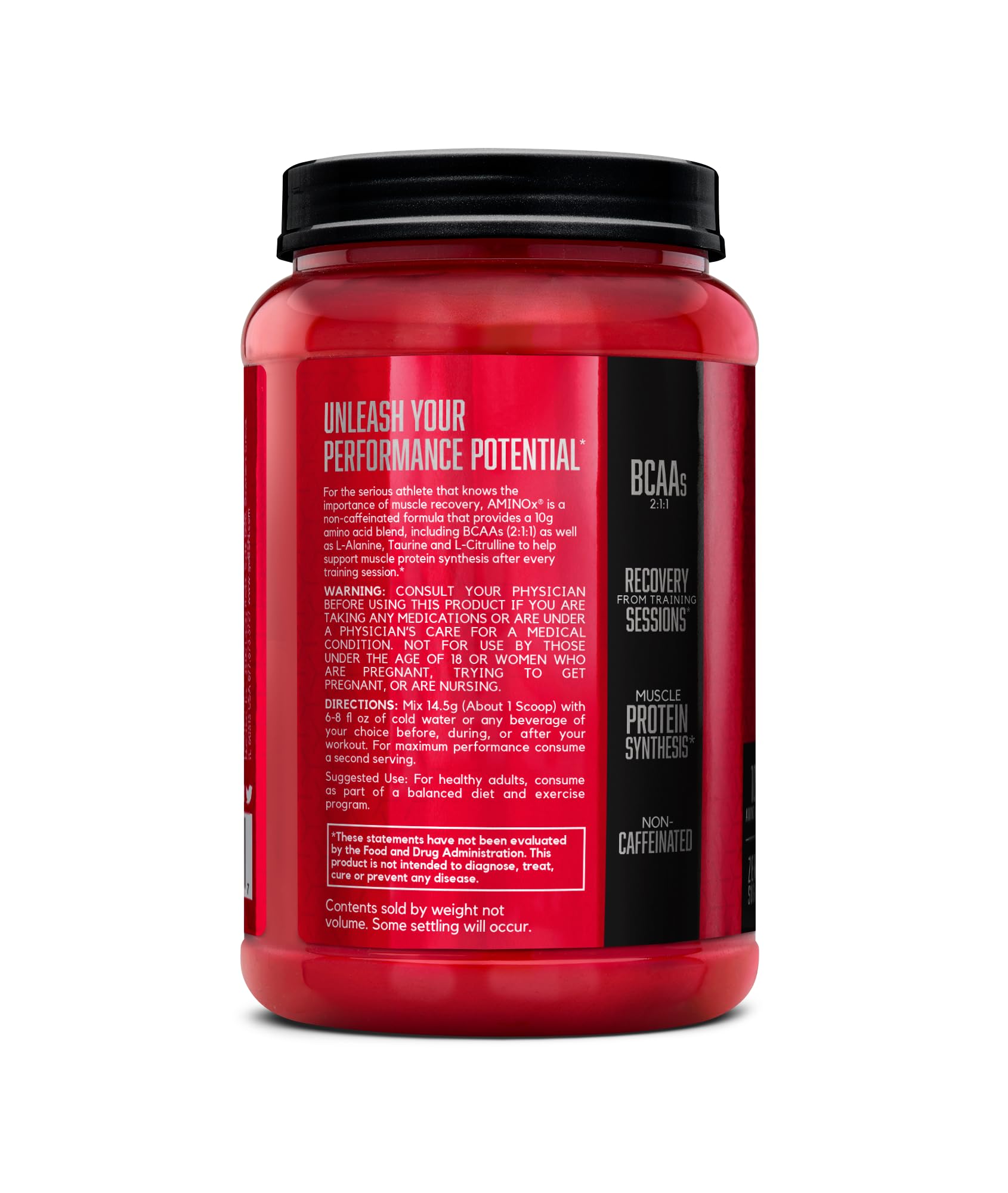 BSN Amino X Muscle Recovery & Endurance Powder, BCAAs, 10 Grams of Amino Acids, Keto Friendly, Caffeine-Free, Support Endurance, Zero Sugar, Fruit Punch, 70 servings, 35.84 Ounce (Packaging May Vary)