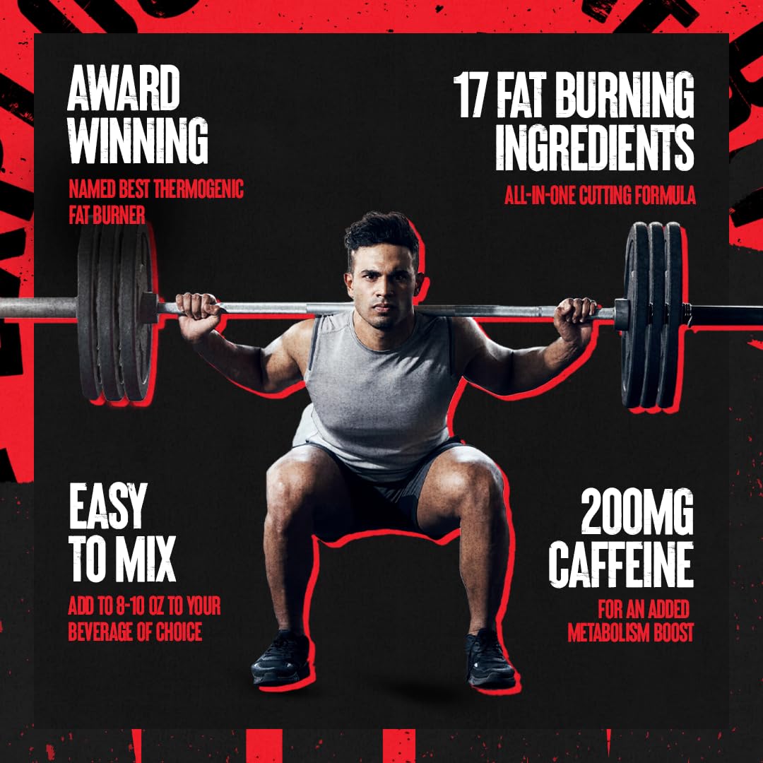 Animal Cuts Thermogenic Fat Burner Powder - Weight Loss for Women and Men for Metabolism, Energy, Focus, and Nootropic Brain Support with Ketones Appetite Suppressant - Blue Ice Pop Flavor