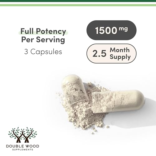 Magnesium Taurate Supplement for Cardiovascular Health to Boost Magnesium Levels (1,500mg per Serving, 210 Vegan Capsules) Non-GMO, Gluten Free, by Double Wood Supplements