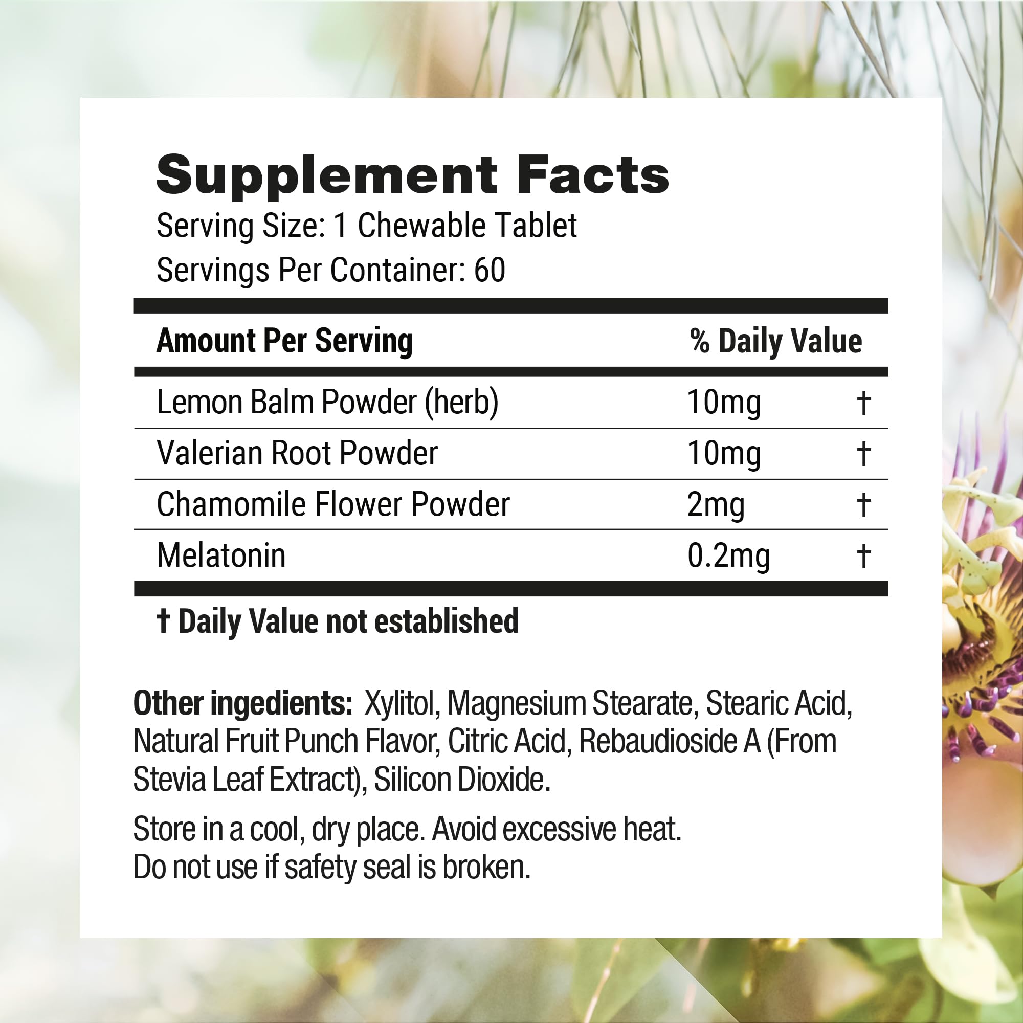 Nested Naturals Luna Kids Sleep Aid Tablets for Children 4+ - Naturally Sourced Ingredients - Gentle, Herbal Sleep Supplement with Chamomile, Melatonin, Valerian & Lemon Balm - 120 Chewable Tablets