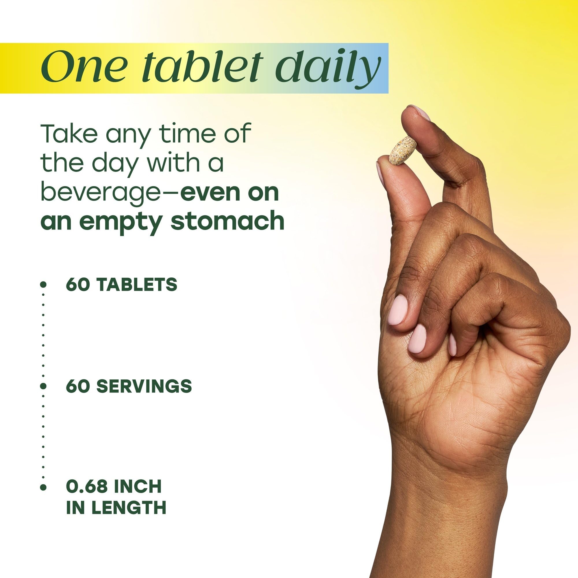 MegaFood, Women Over 55 One Daily, Supports Optimal Health and Wellbeing, Multivitamin and Mineral Dietary Supplement, Vegetarian, 60 tablets (60 servings)