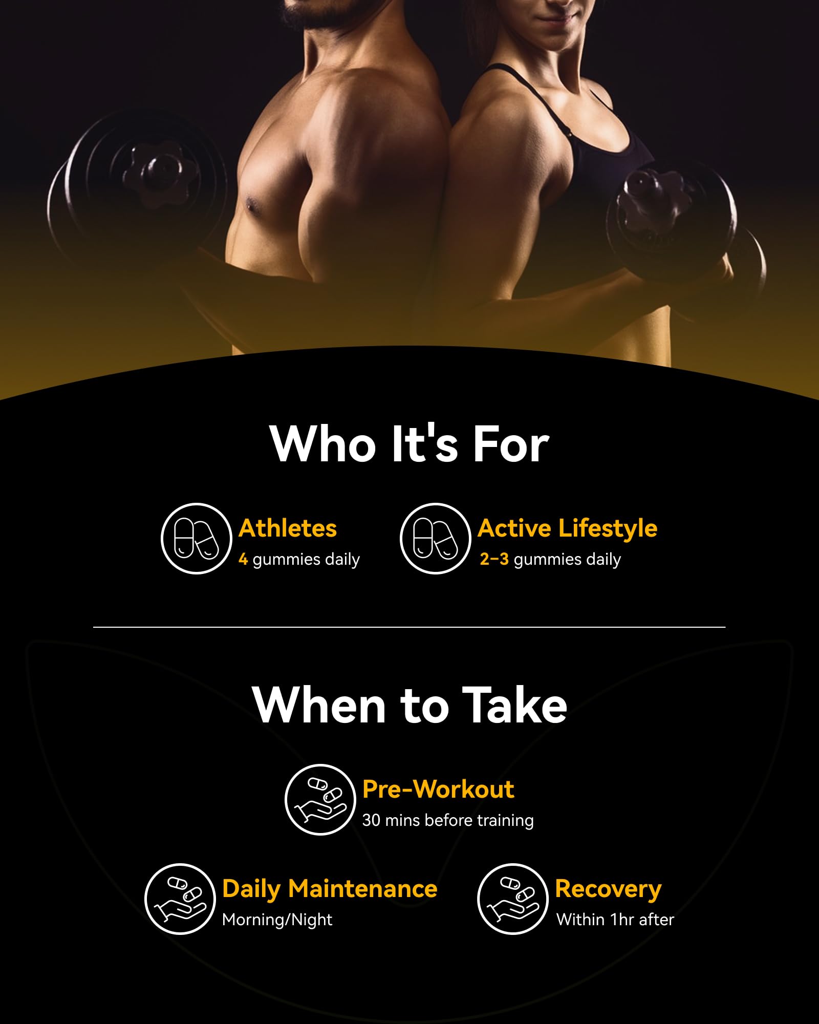 Inner Brightness Creatine Monohydrate Gummies for Men & Women 5000 mg, 3rd Party Tested, Creatine Chews for Muscle Growth, Strength & Energy Support, Sugar Free, Vegan, 120 Count, Orange Lemon