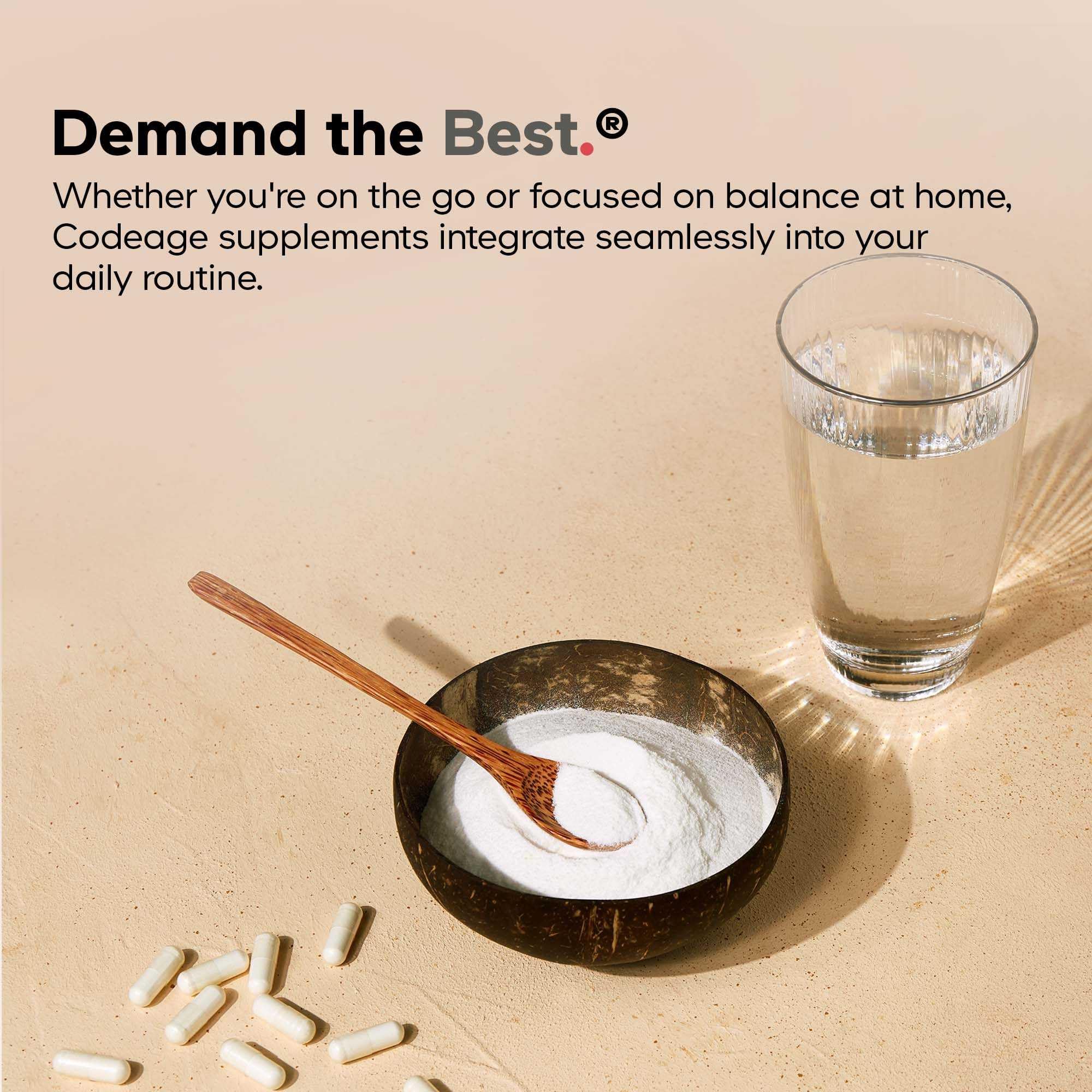 Codeage Teen Multivitamin Supplement – Daily Vitamins and Minerals for Teen Boys and Girls – Organic Whole Food Formula with Omega-3 and Vitamins A to K - 2 Pack