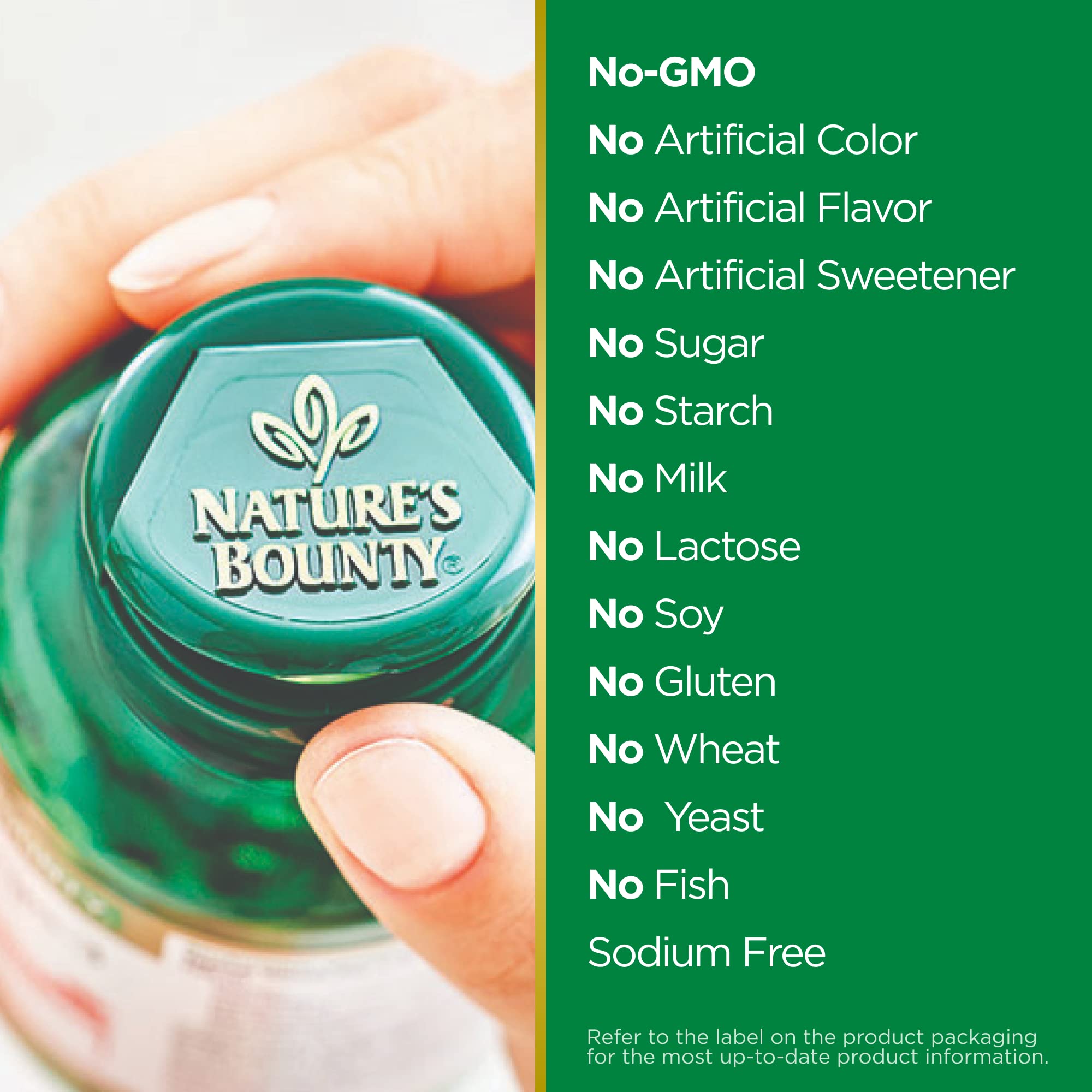 Nature's Bounty Lutein Pills, Eye Health Supplements and Vitamins, Support Vision Health, 20 mg, 40 Softgels (Pack of 2)