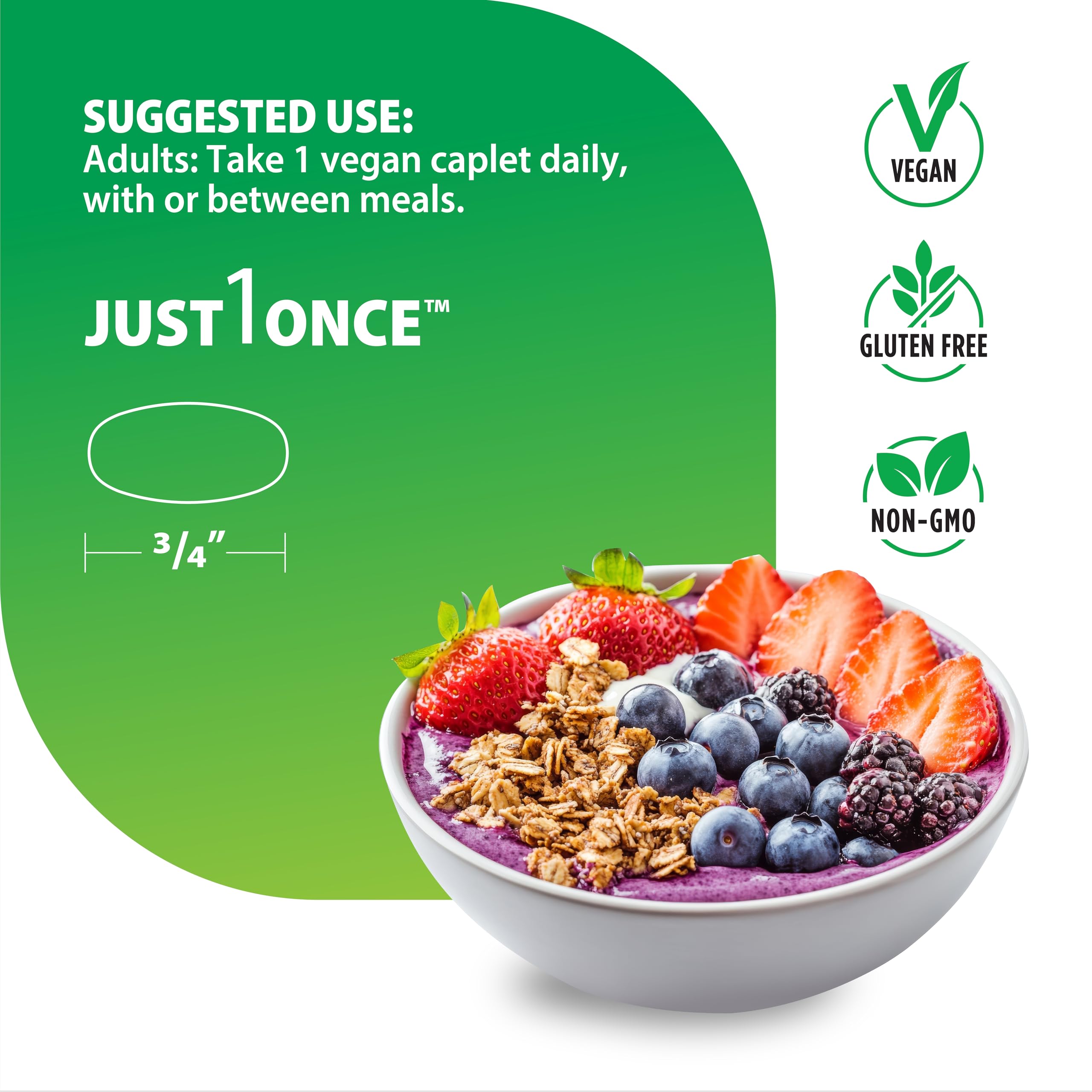 Rainbow Light Prenatal Multivitamin One + for Women | 60 Caplets | Essential Nutrition for Mom & Baby | Real Food Nutrients | Prenatal Botanical & Probiotic Blend