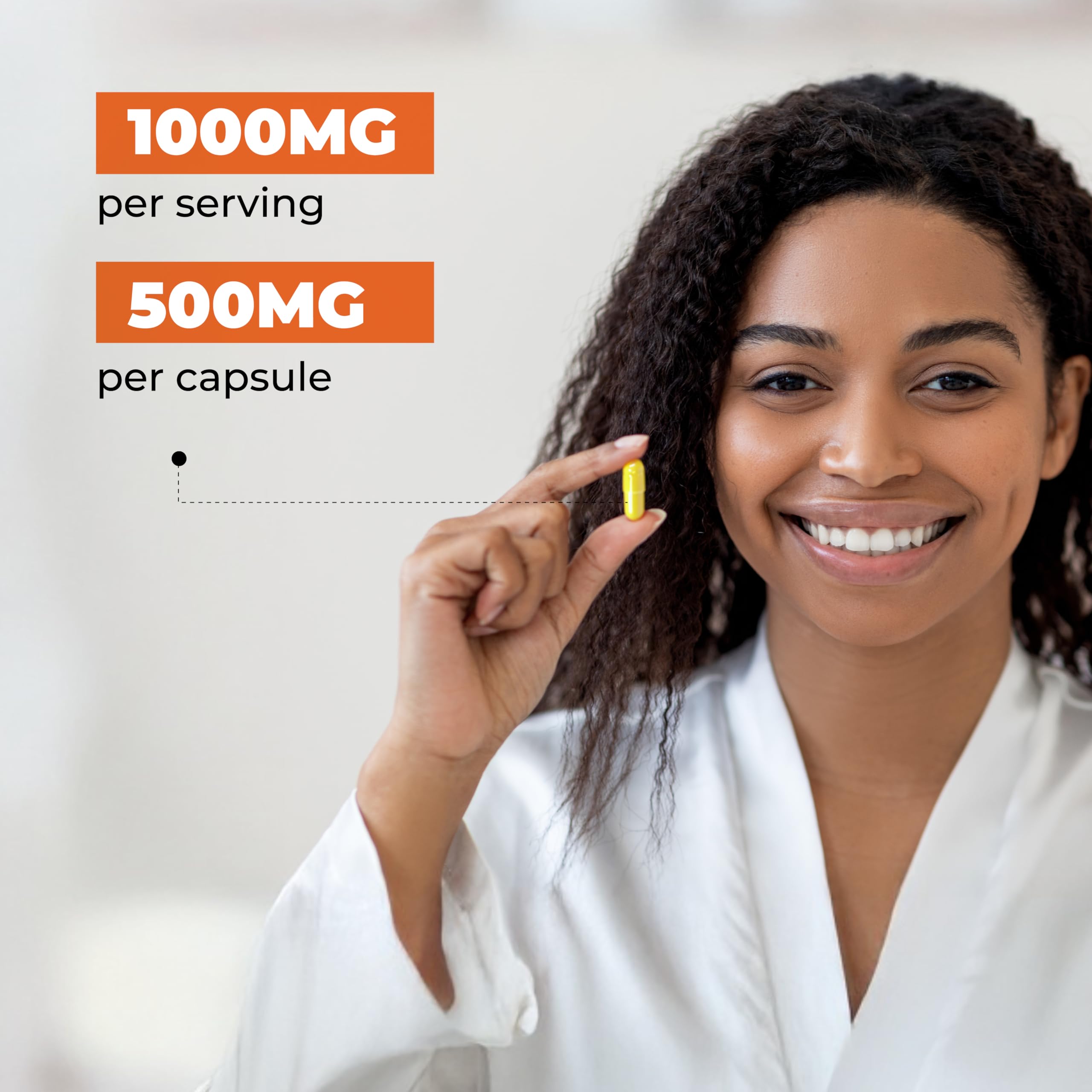 Quercetin 500mg Vegetarian Capsules 240 Count | 1000mg Per Serving of 2 Capsules | Immune Support Supplements For Respiratory, Cellular Health & Seasonal Allergies | Quercitin for Men & Women Immunity