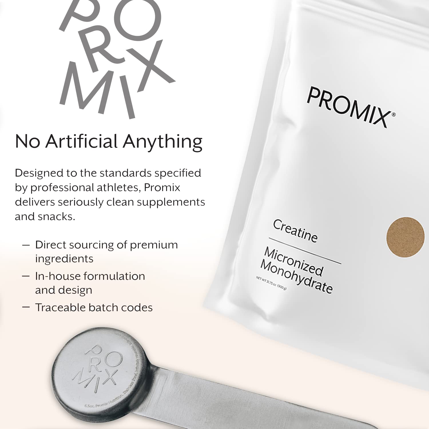 ProMix Nutrition Creatine Monohydrate Travel Packs, 5g of micronized Clean Creatine for Men and Women, Supports Muscle Growth & Recovery, Vegan - 30 Servings