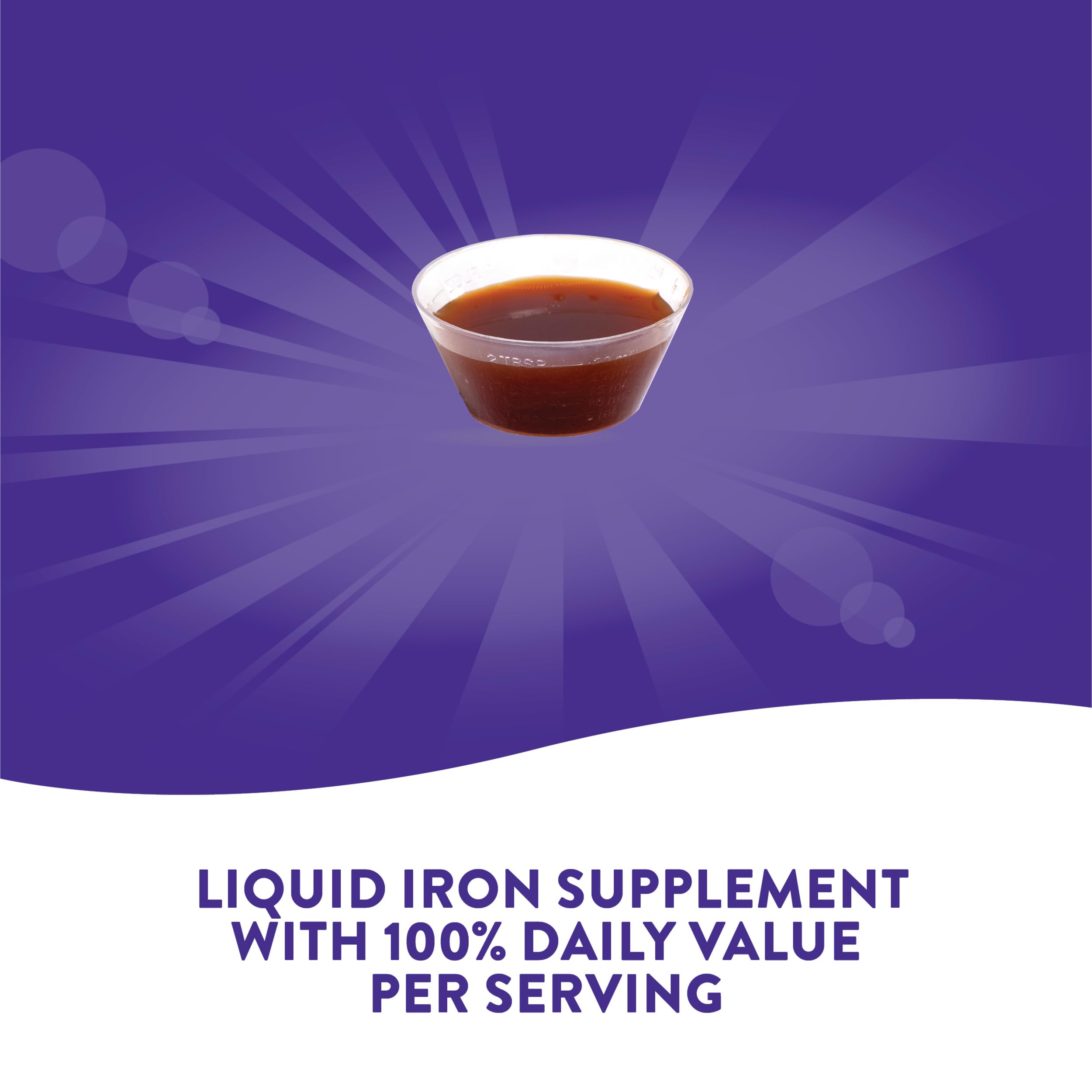 Nature's Way Liquid Iron, Provides Daily Value of Iron, Sugar Free, Berry Flavored, 16 Fl. Oz. (Pack of 2)
