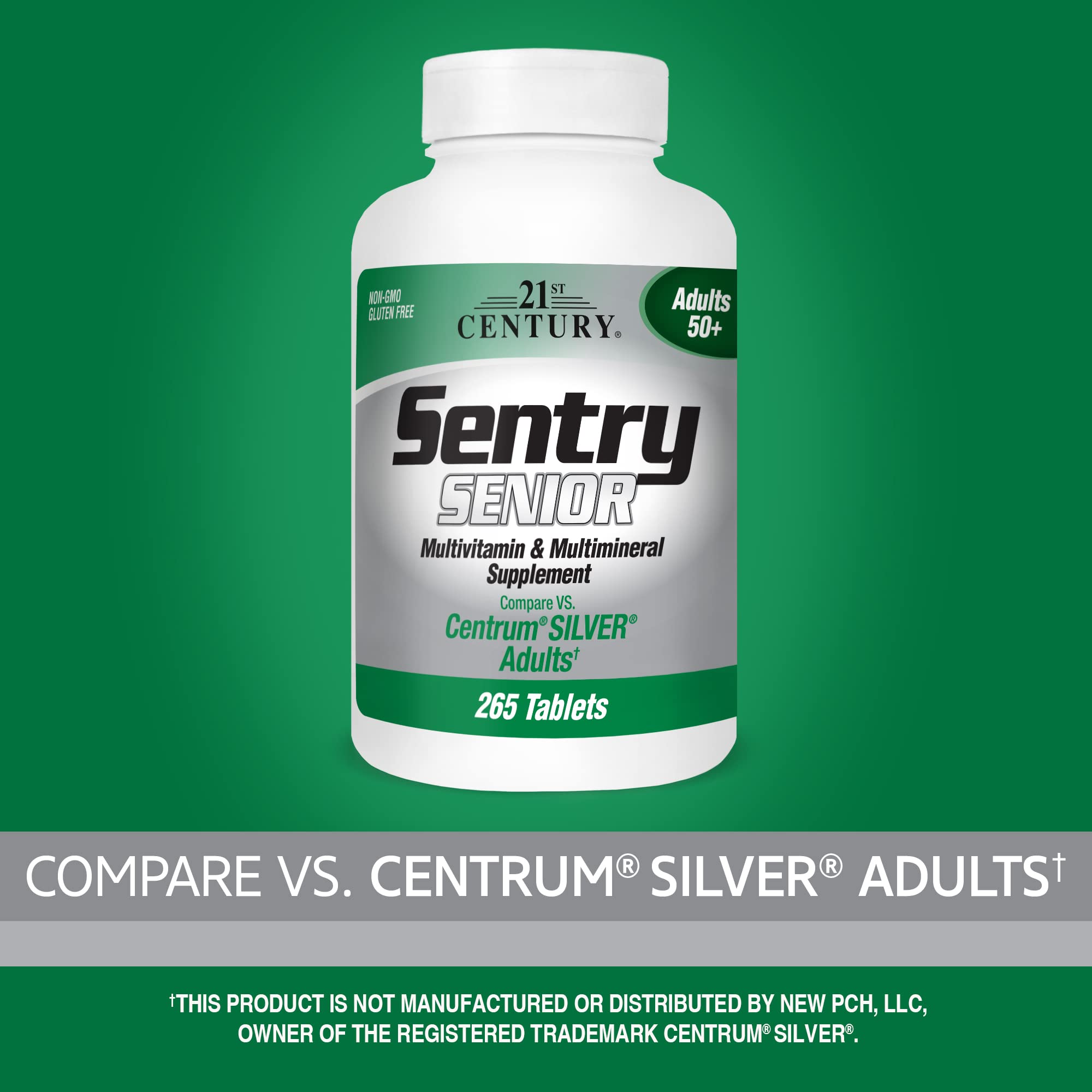 21st Century Sentry Senior Tablets, 265 Count (Pack of 2)