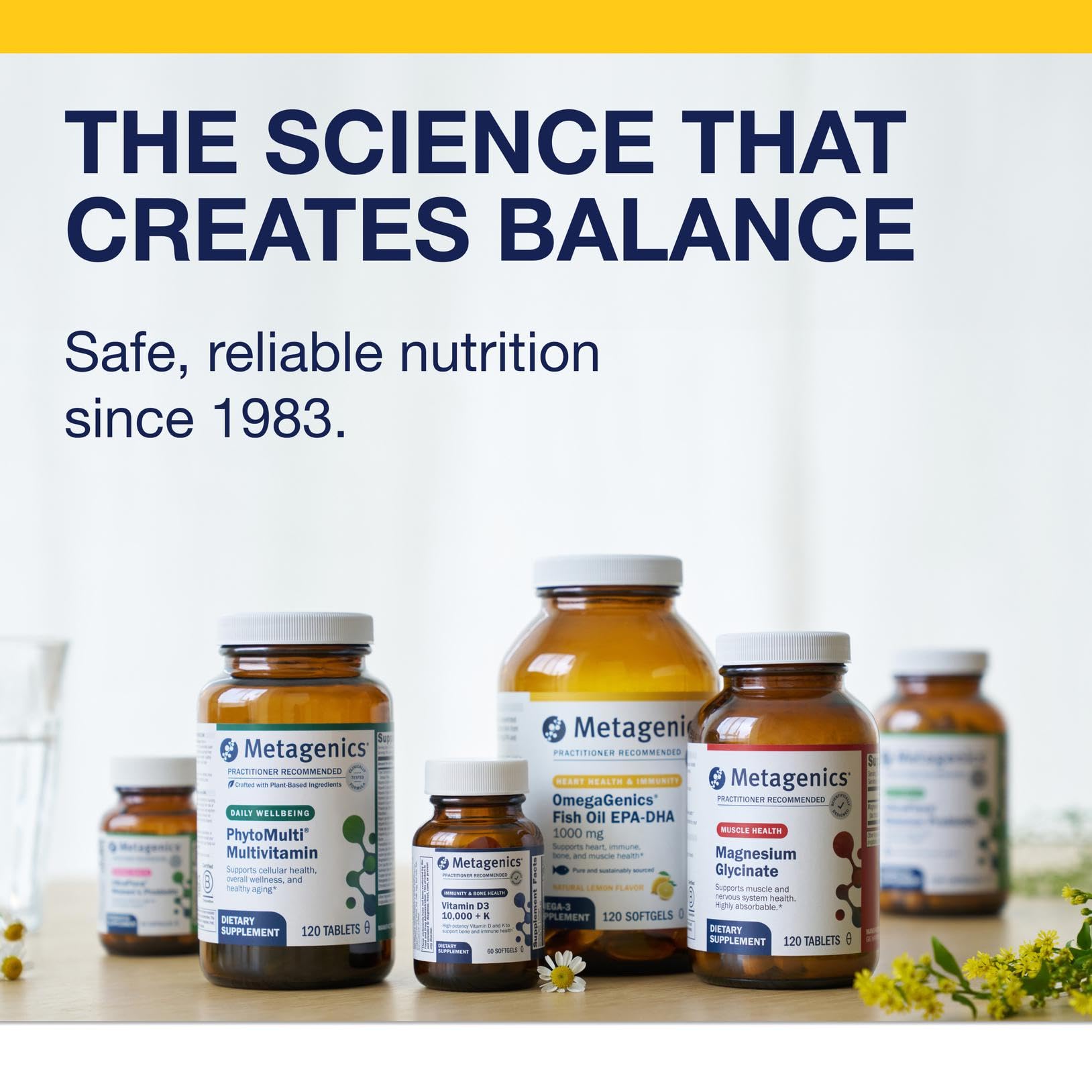 Metagenics OmegaGenics Fish Oil EPA-DHA 720 mg - High Potency Omega-3 Supplement* - Supports Heart, Joint, Brain & Immune Health* - Sustainably Sourced, Purity-Tested Fish Oil - 60 Softgels