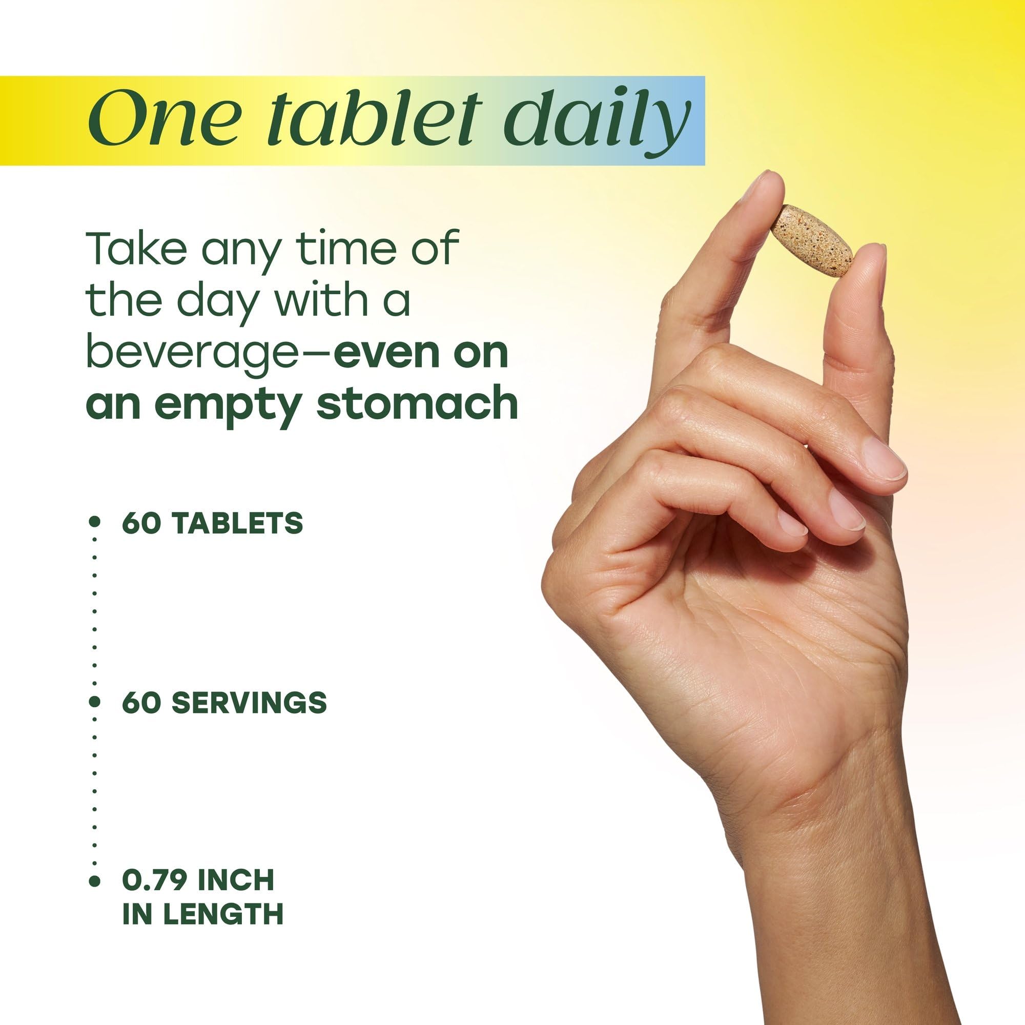 MegaFood Womens Multivitamin One Daily - Multivitamin for Women - Vitamin C, Vitamin D, Iron & B Vitamins - Bone, Energy Metabolism & Immune Support - Vegetarian, GlutenFree - 60 Tablets, 60 Servings