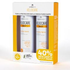 Heliocare 360º sport spray transparente SPF 50 100 mL duplo