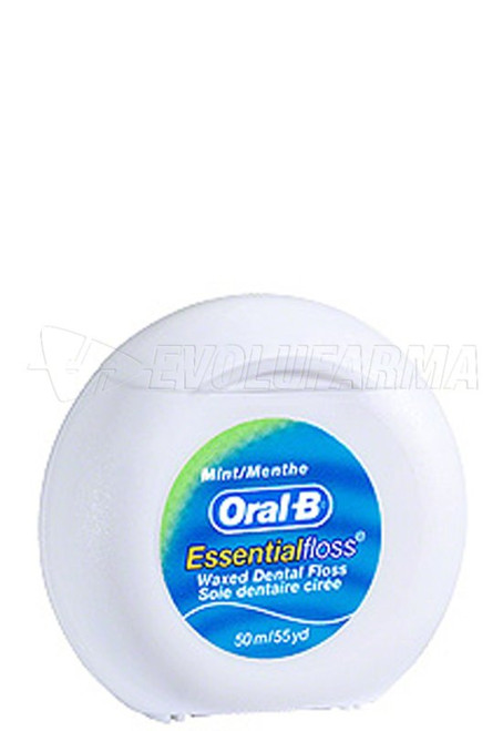 Oral-b. hilo dental con cera essential floss. 50 m.