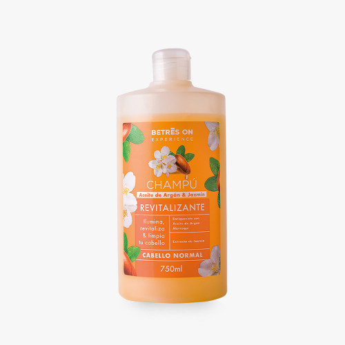 Champú aceite de argán y jazmín revitalizante betres 750 mL