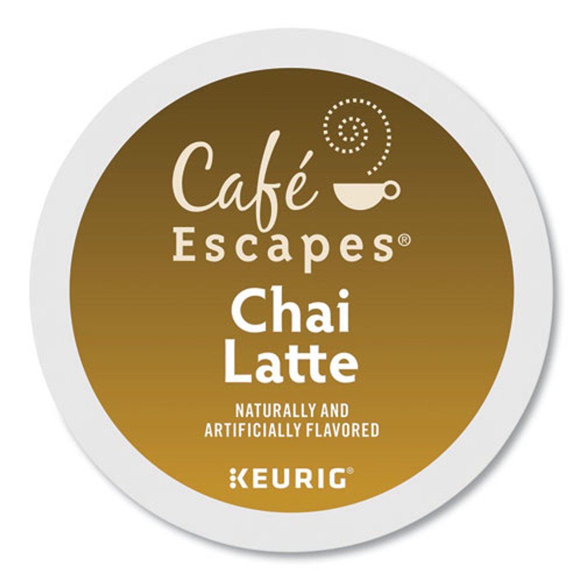 Cafe Escapes Chai Latte K-cups, 24/box