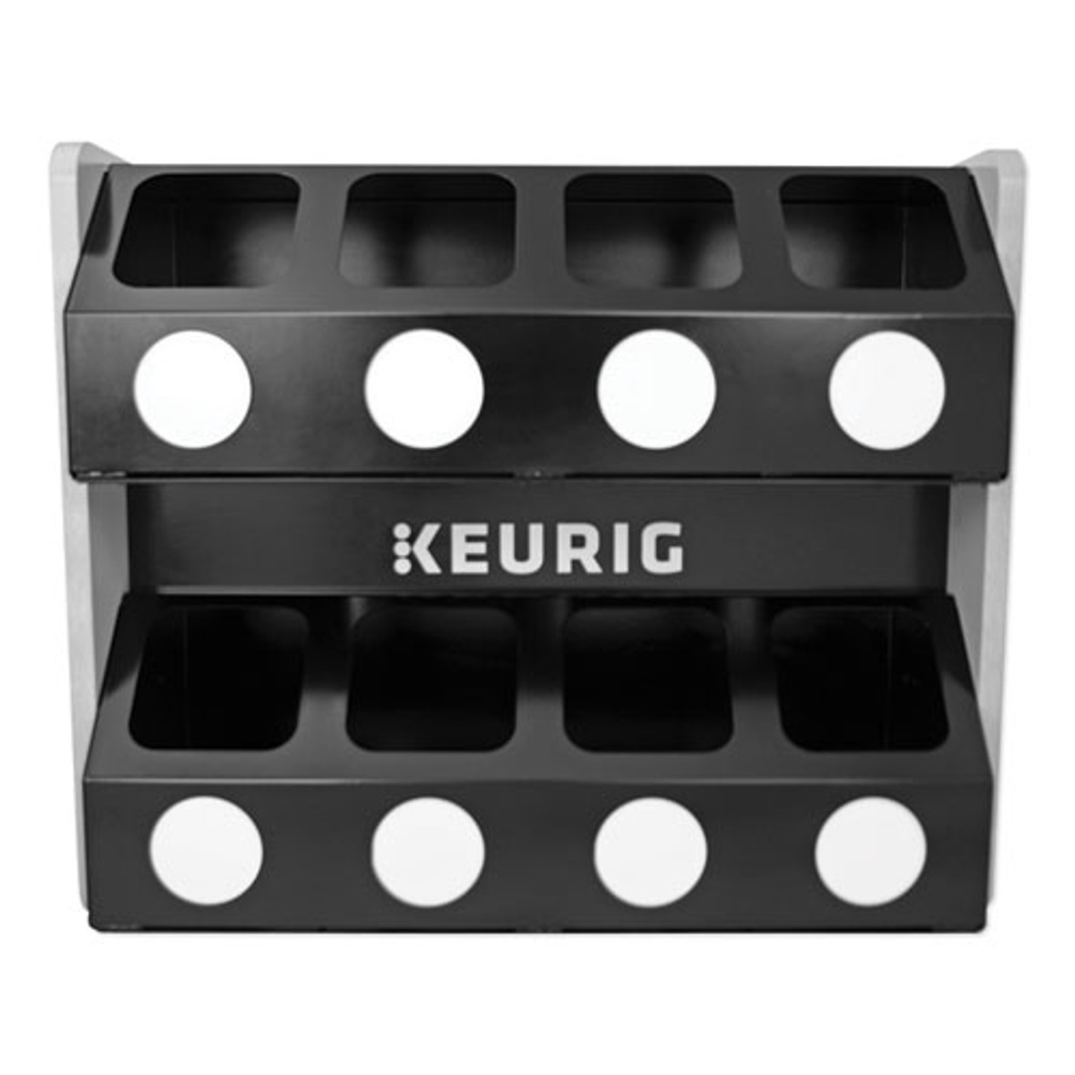 Keurig Premium K-Cup Pod Storage Rack 8-Sleeve, 16 x 21 x 18, Black