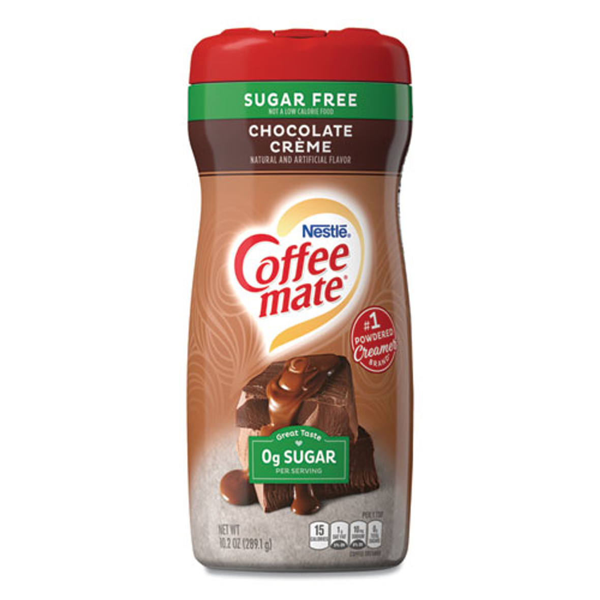 Coffee Mate Sugar Free Powdered Creamer, Chocolate Crème