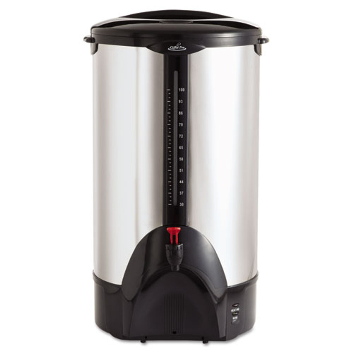 Coffee Pro 100-Cup Percolating Urn, Stainless Steel