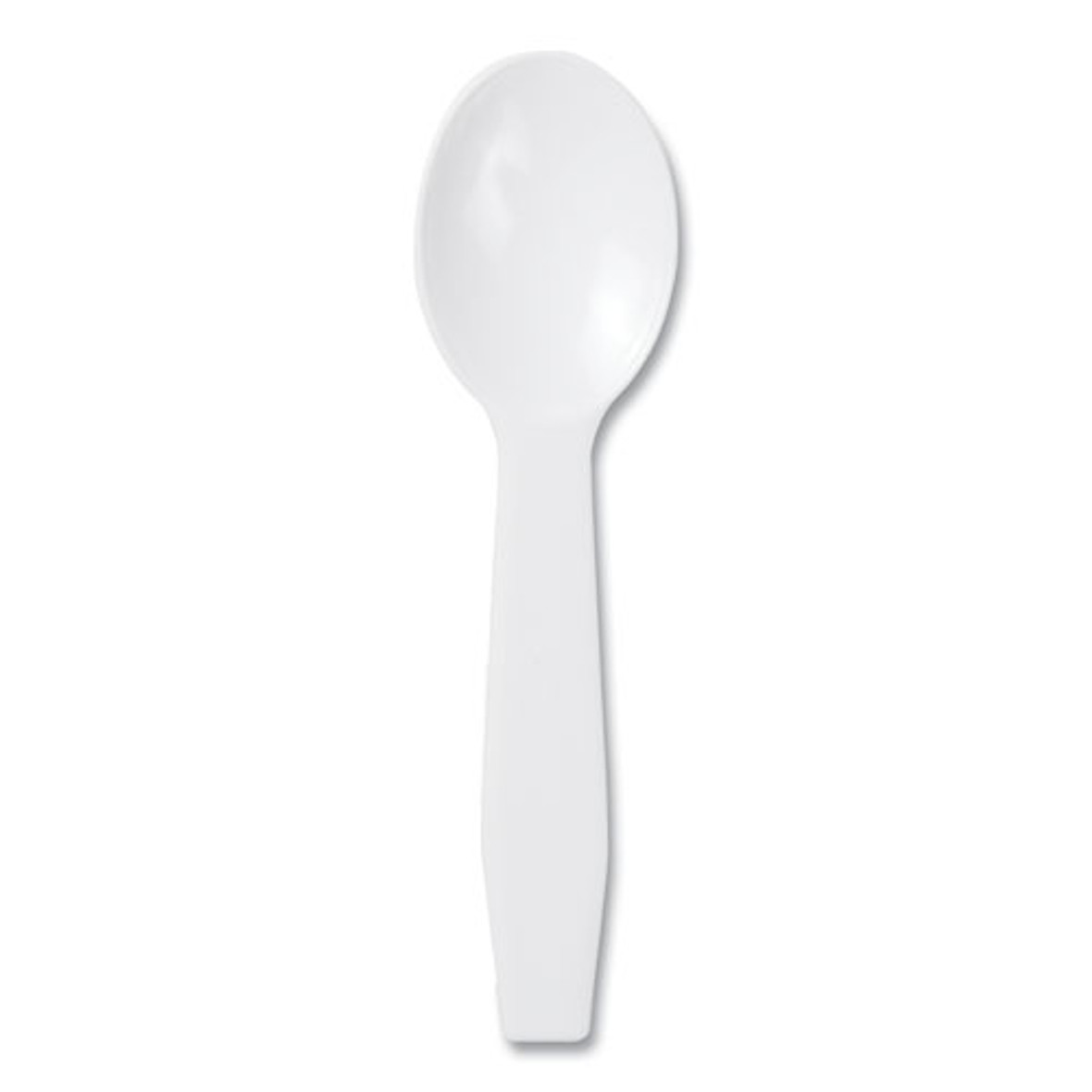 Polystyrene Taster Spoons, White, 3000/carton