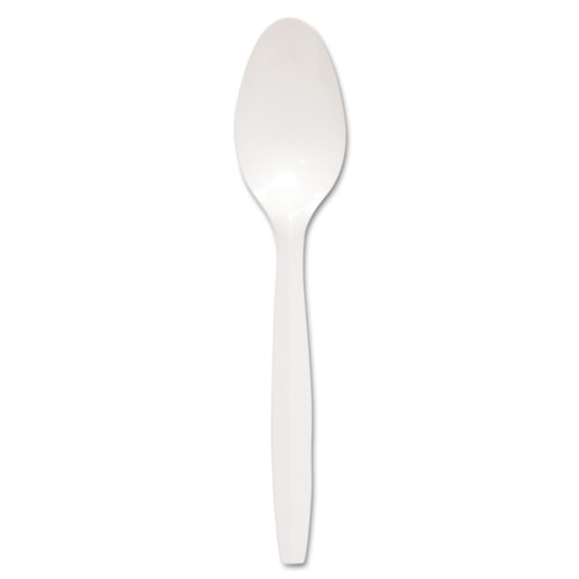 Dart® Regal Mediumweight Cutlery, Full-size, Teaspoon, White, 1000/Carton