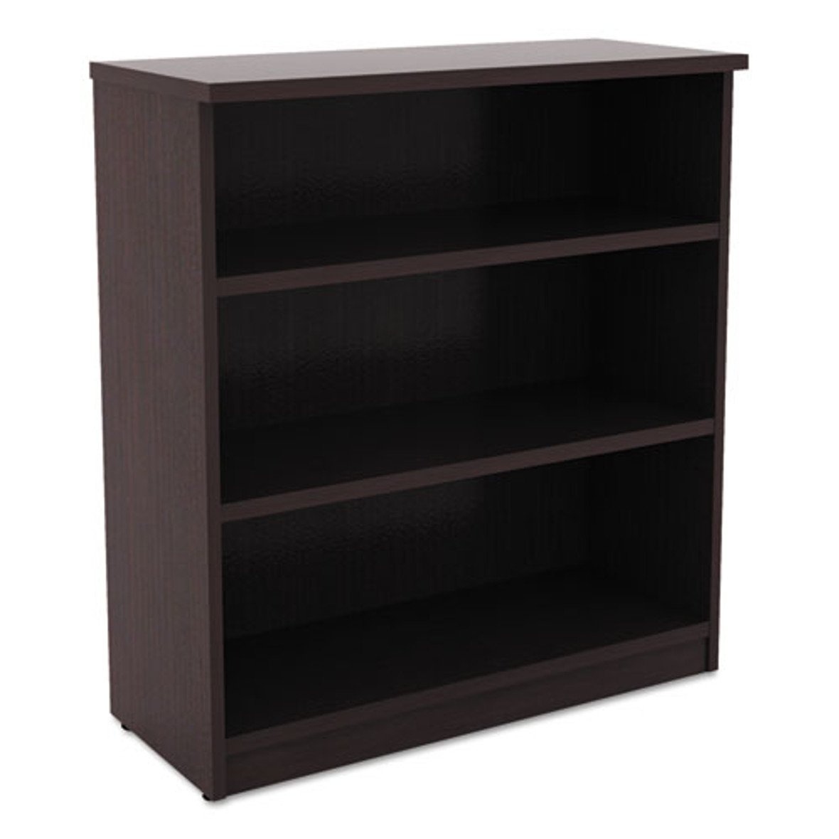 Alera® Valencia Series Bookcase, Three-Shelf, 31 3/4w x 14d x 39 3/8h, Espresso, 1 Each/Carton