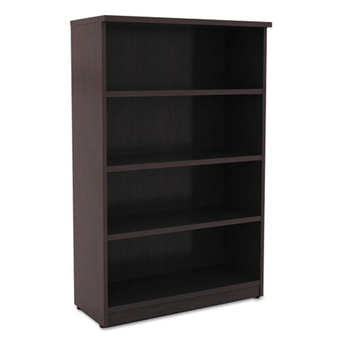 Alera® Valencia Series Bookcase, Four-Shelf, 31 3/4w x 14d x 54 7/8h, Espresso, 1 Each/Carton