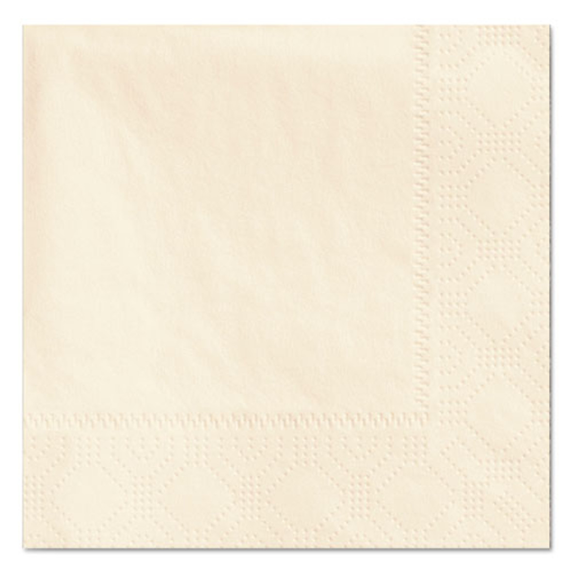 Hoffmaster® Beverage Napkins, 2-ply, 9 1/2 x  9 1/2, Ecru, 1000/Carton