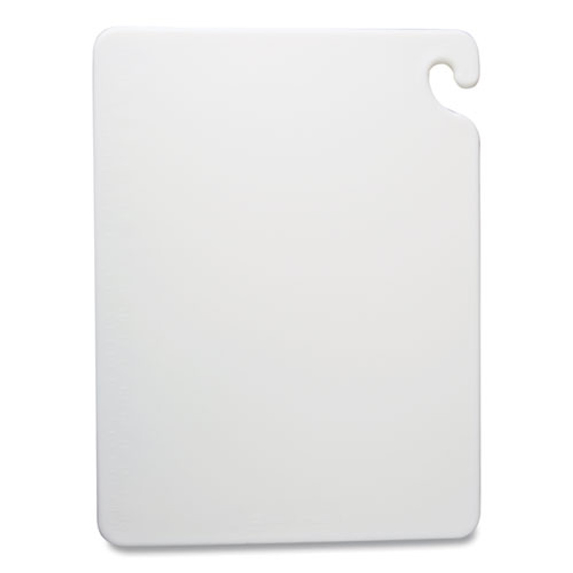 San Jamar® Cut-N-Carry Color Cutting Boards, Plastic, 20w x 15d x 1/2h, White, 6 Each/Carton