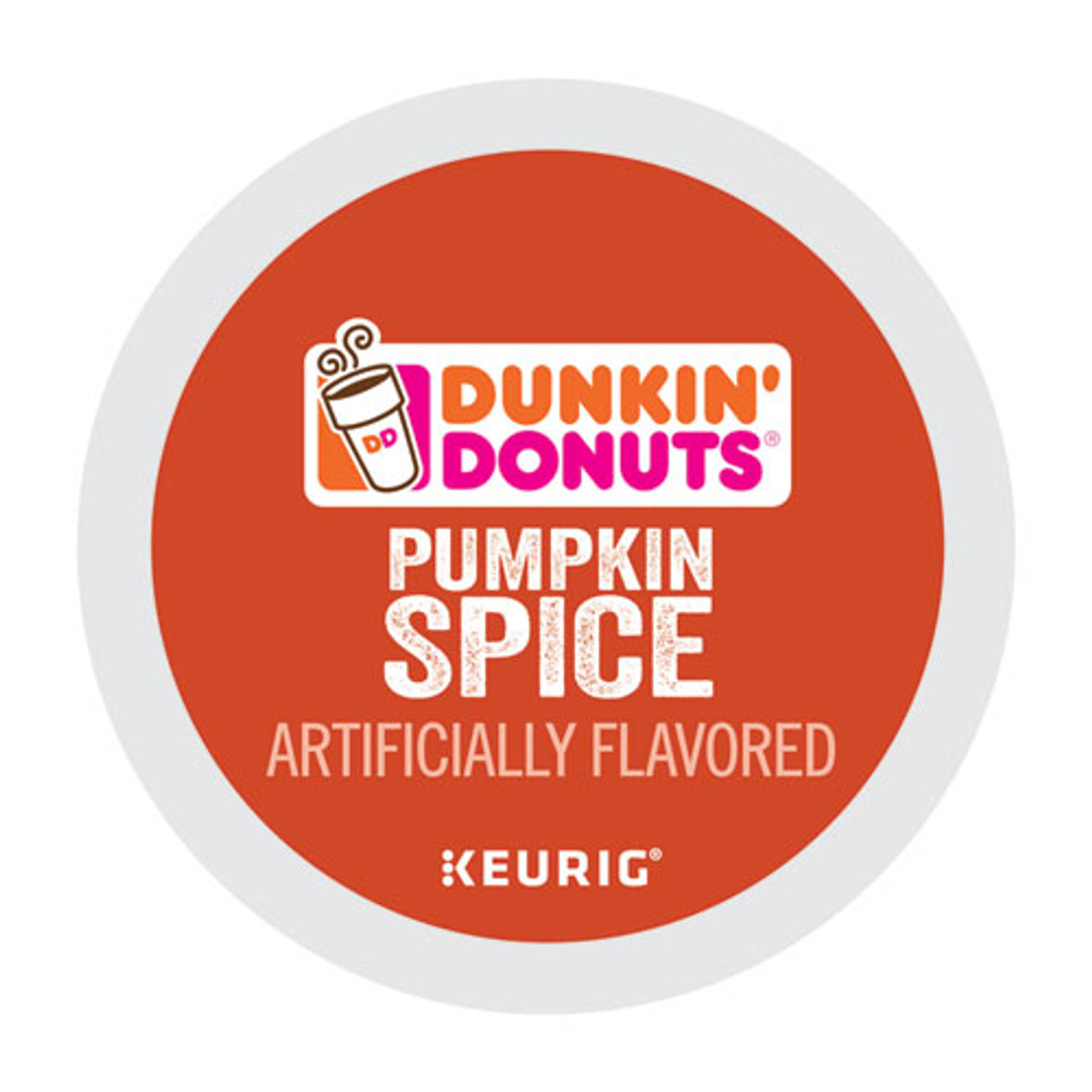 Dunkin Donuts® K-Cup Pods, Pumpkin Spice, 22/Box