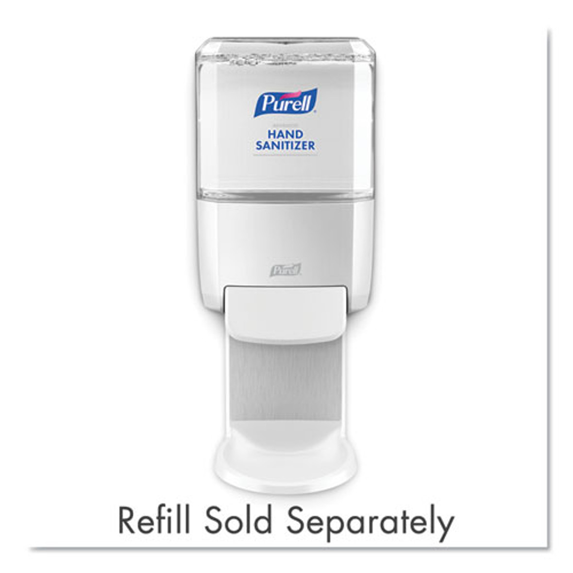 Purell Push-Style Hand Sanitizer Dispenser, 1,200 mL, 5.25 x 8.56 x 12.13, White