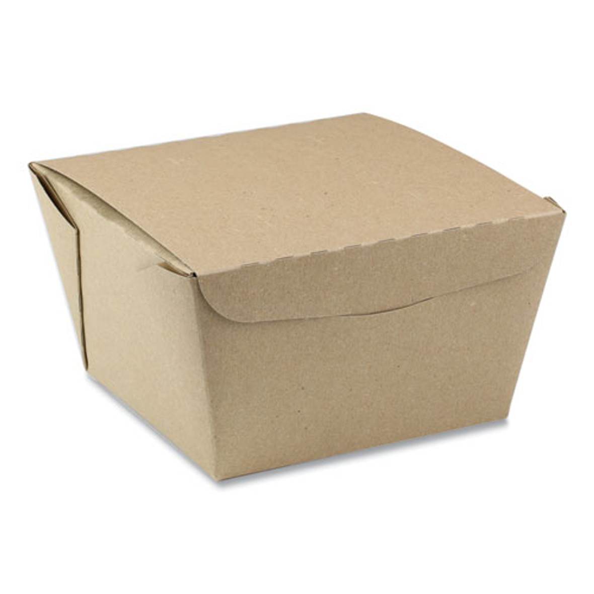 Pactiv EarthChoice Onebox Paper Box, 46 Oz, 4.5 x 4.5 x 3.25, Kraft, 200/Carton