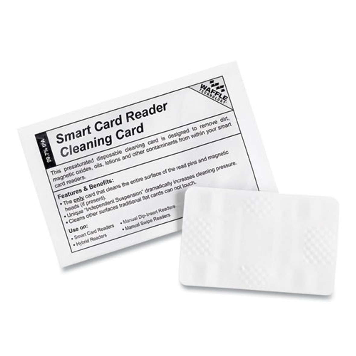 TST/Impreso Inc.,Magnetic Card Reader Cleaning Cards, 2.1" x 3.35", 40/Carton