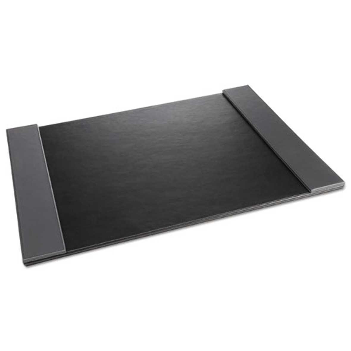 Artistic® Monticello Desk Pad, with Fold-Out Sides, 24 x 19, Black