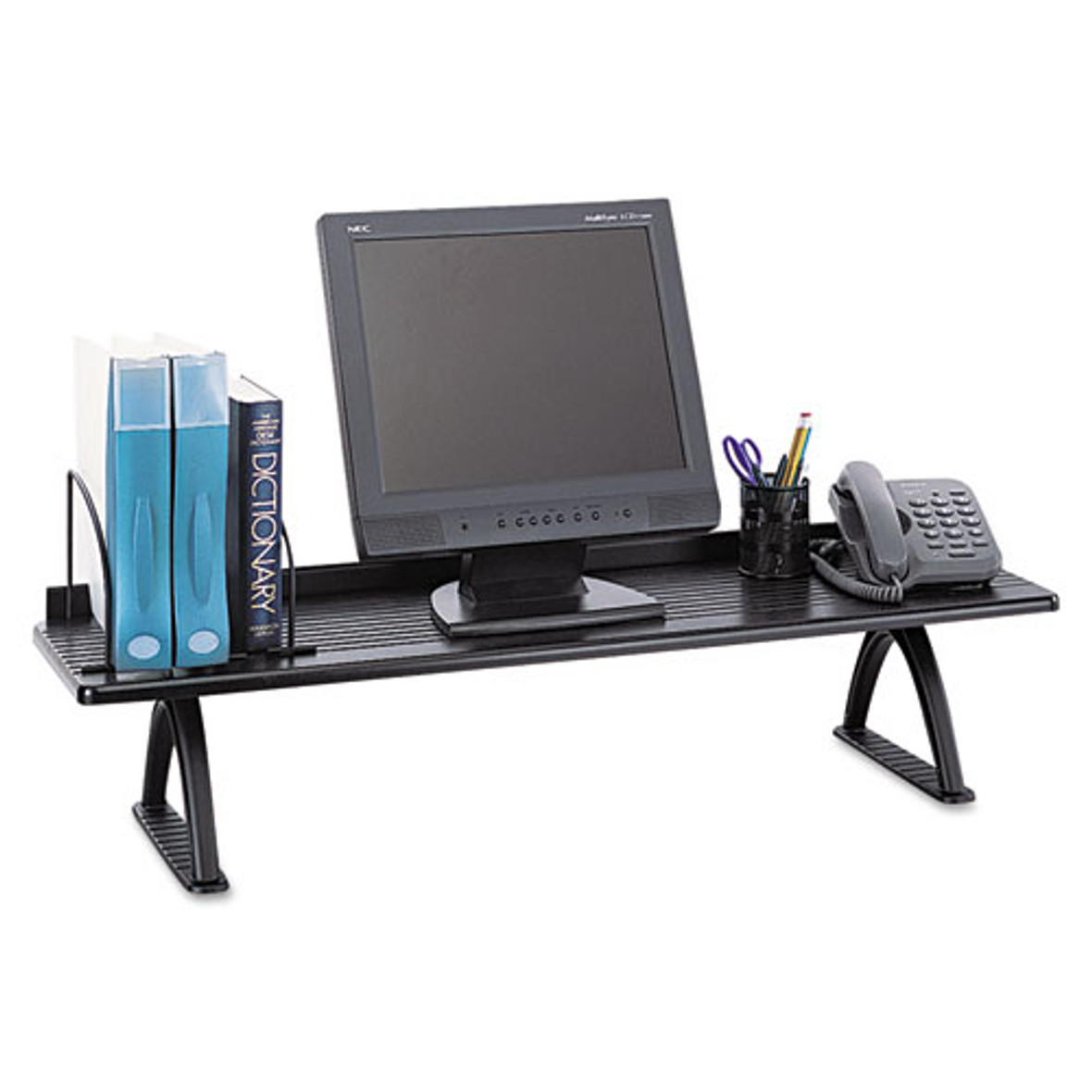 Safco® Value Mate Desk Riser, 100-Pound Capacity, 42 x 12 x 8