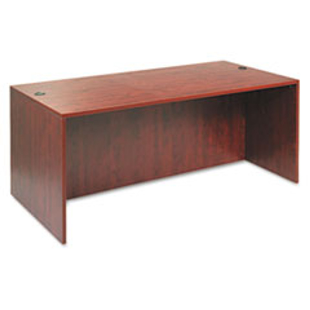 Alera® Valencia Series Straight Front Desk Shell, 71" x 35.5" x 29.63", Medium Cherry, 1 Each/Carton