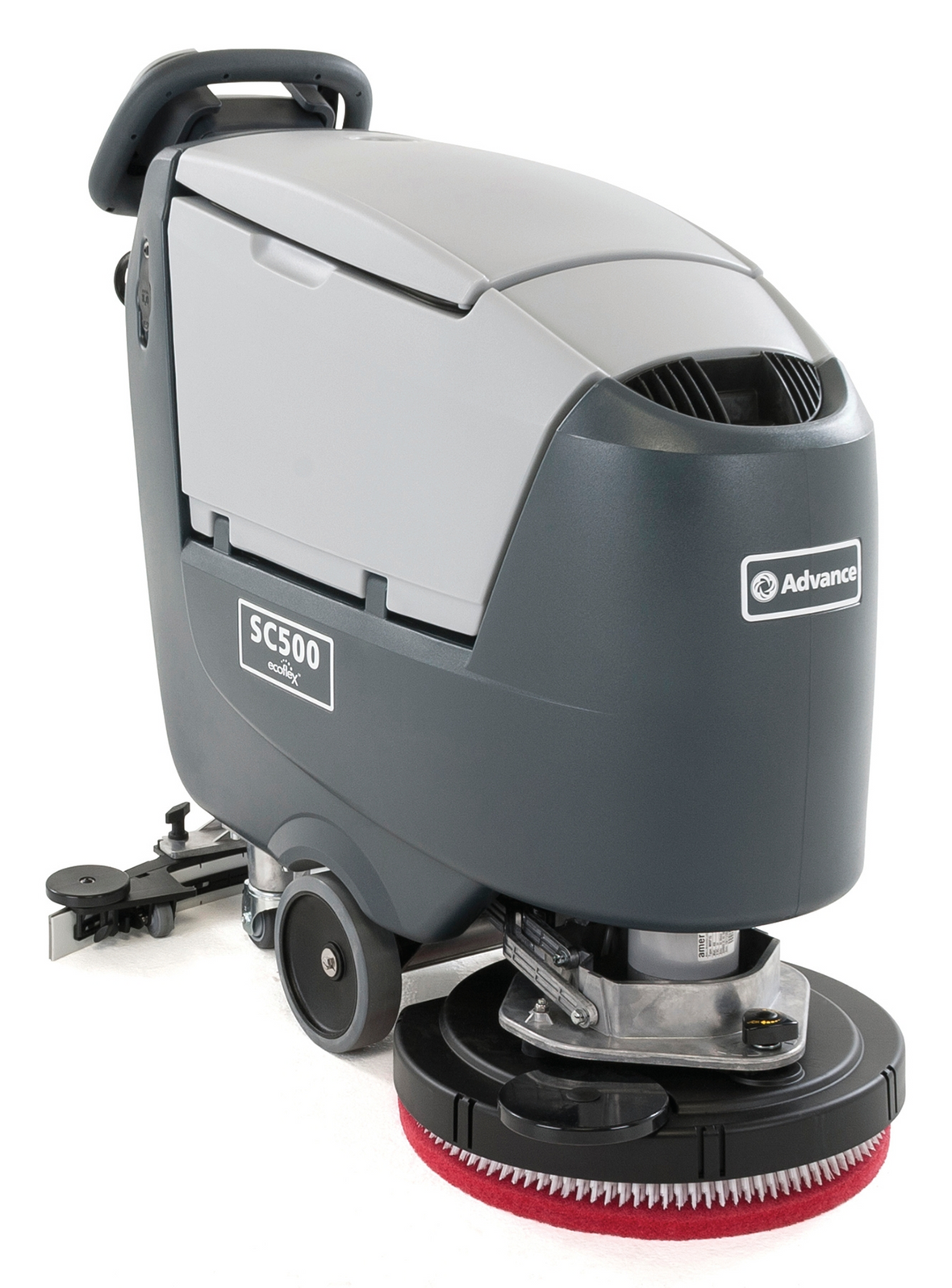 Nilfisk Advance SC500 20D Walk-Behind Floor Scrubbers, Two 105 Ah Wet Batteries