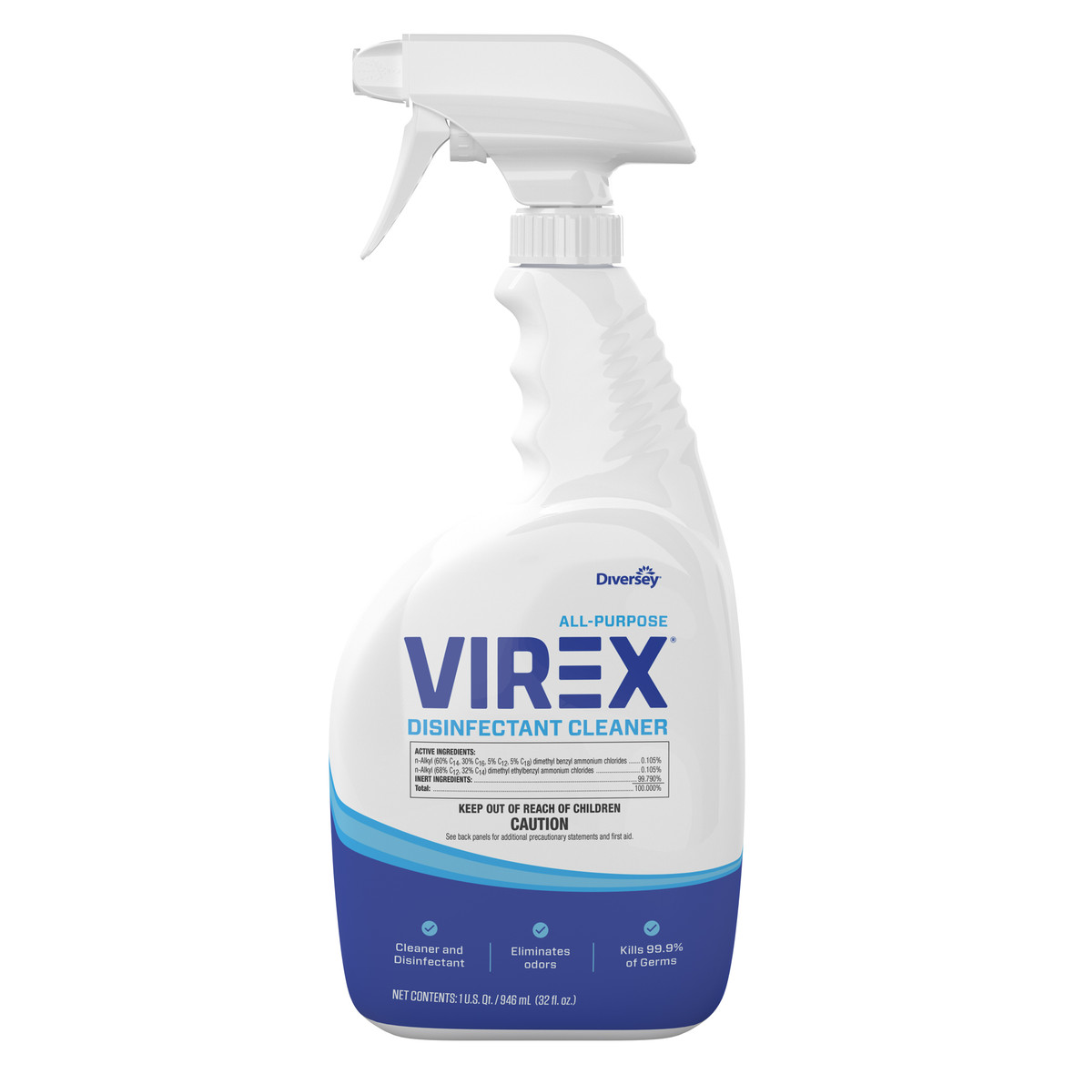 Diversey Virex All-Purpose Disinfectant Cleaner, Citrus Scent